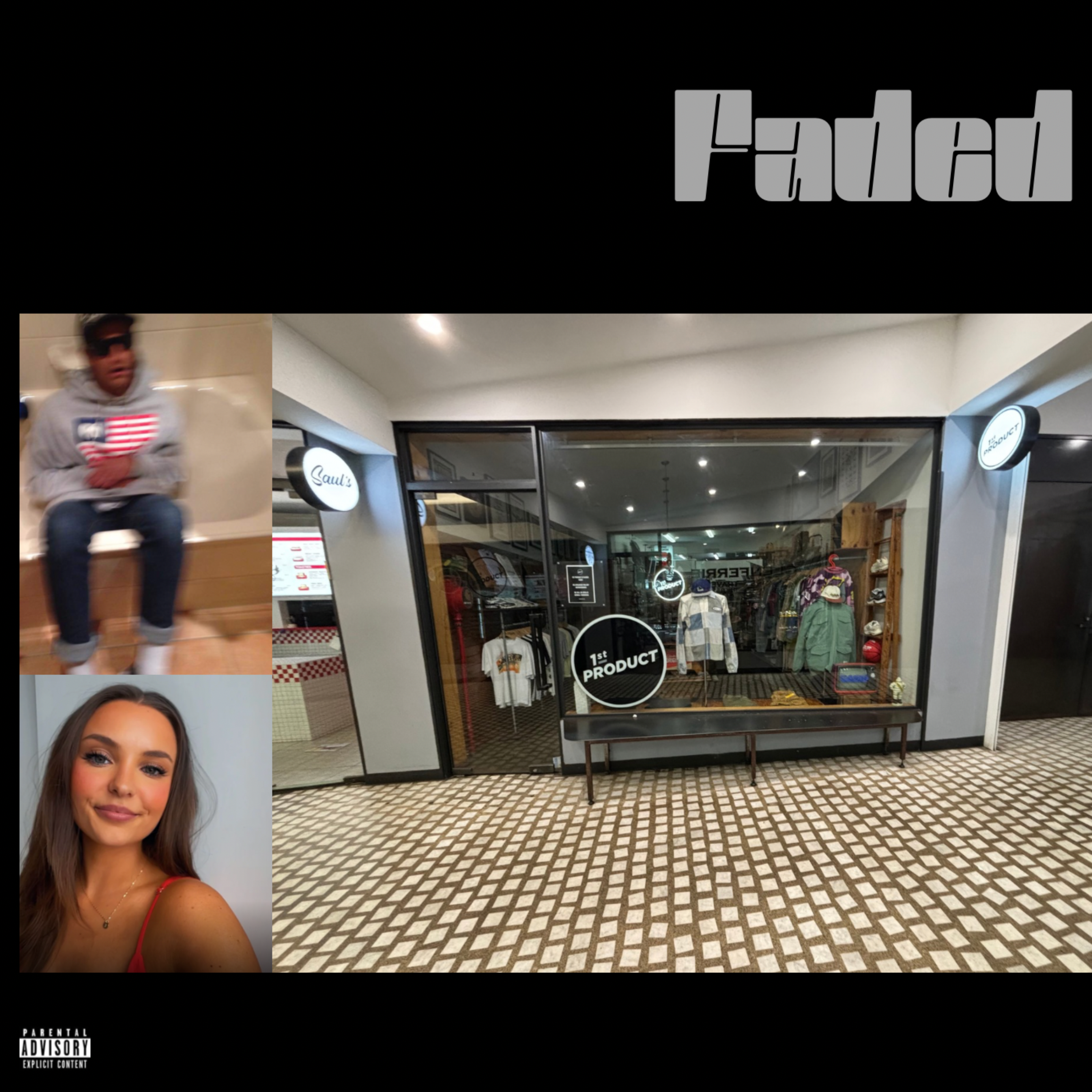 Faded artwork