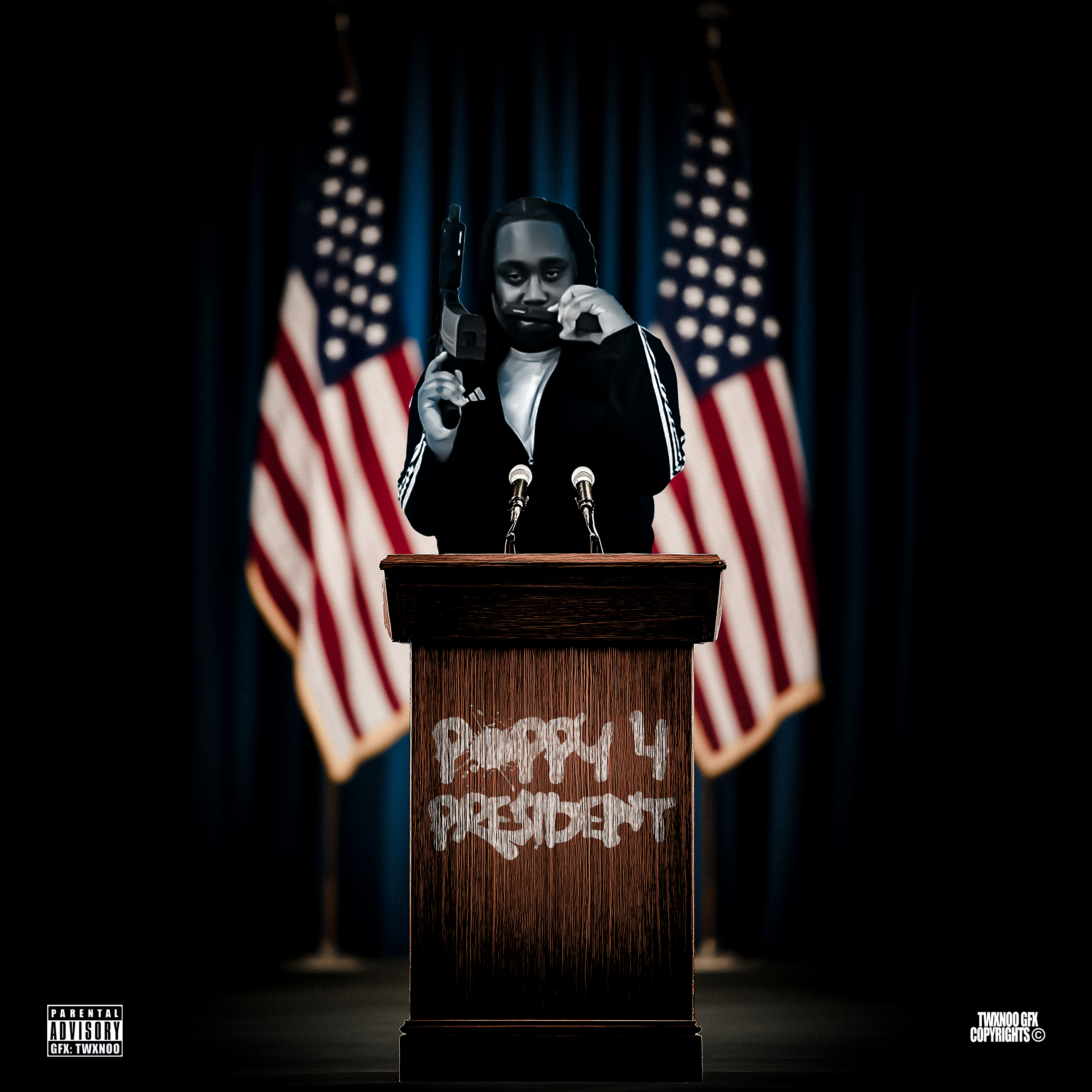 Poppy 4 President artwork