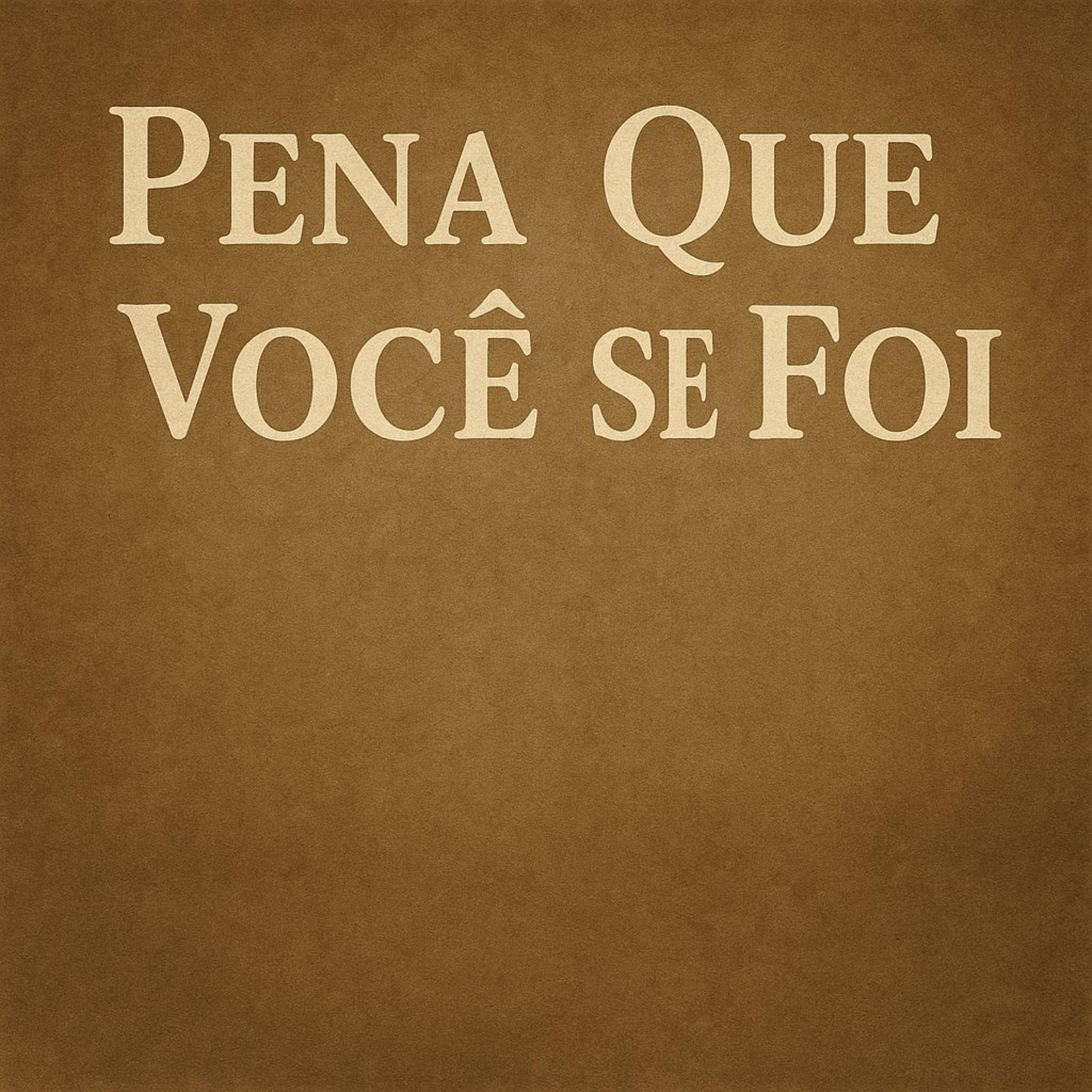 Pena Que Você Se Foi artwork