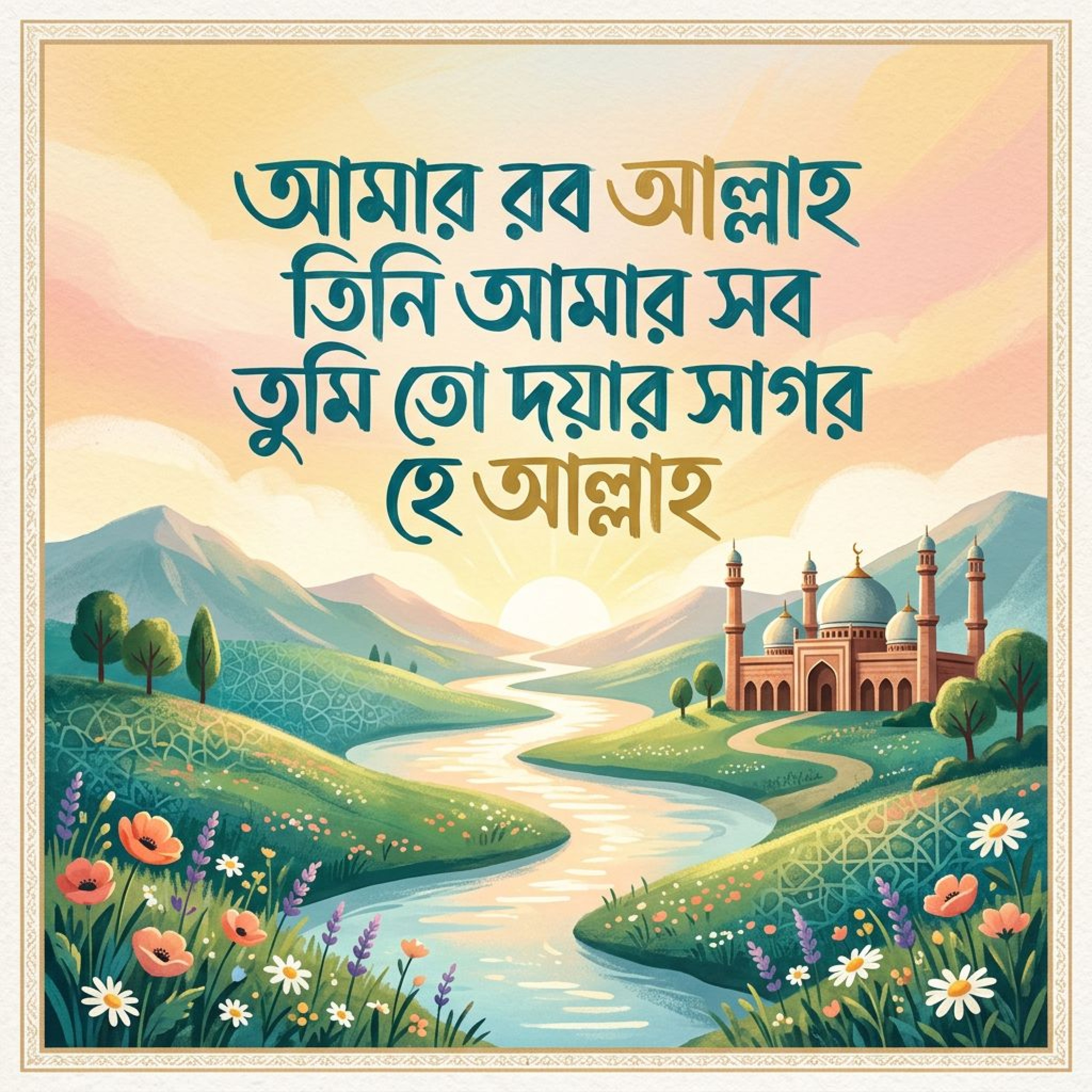 আমার রব আল্লাহ তিনি আমার সব তুমি তো দয়ার সাগর হে আল্লাহ (Amar Rob Allah Tini Amar Shob Tumi To Doyar Shagor He Allah) by Mubin TusHar cover art