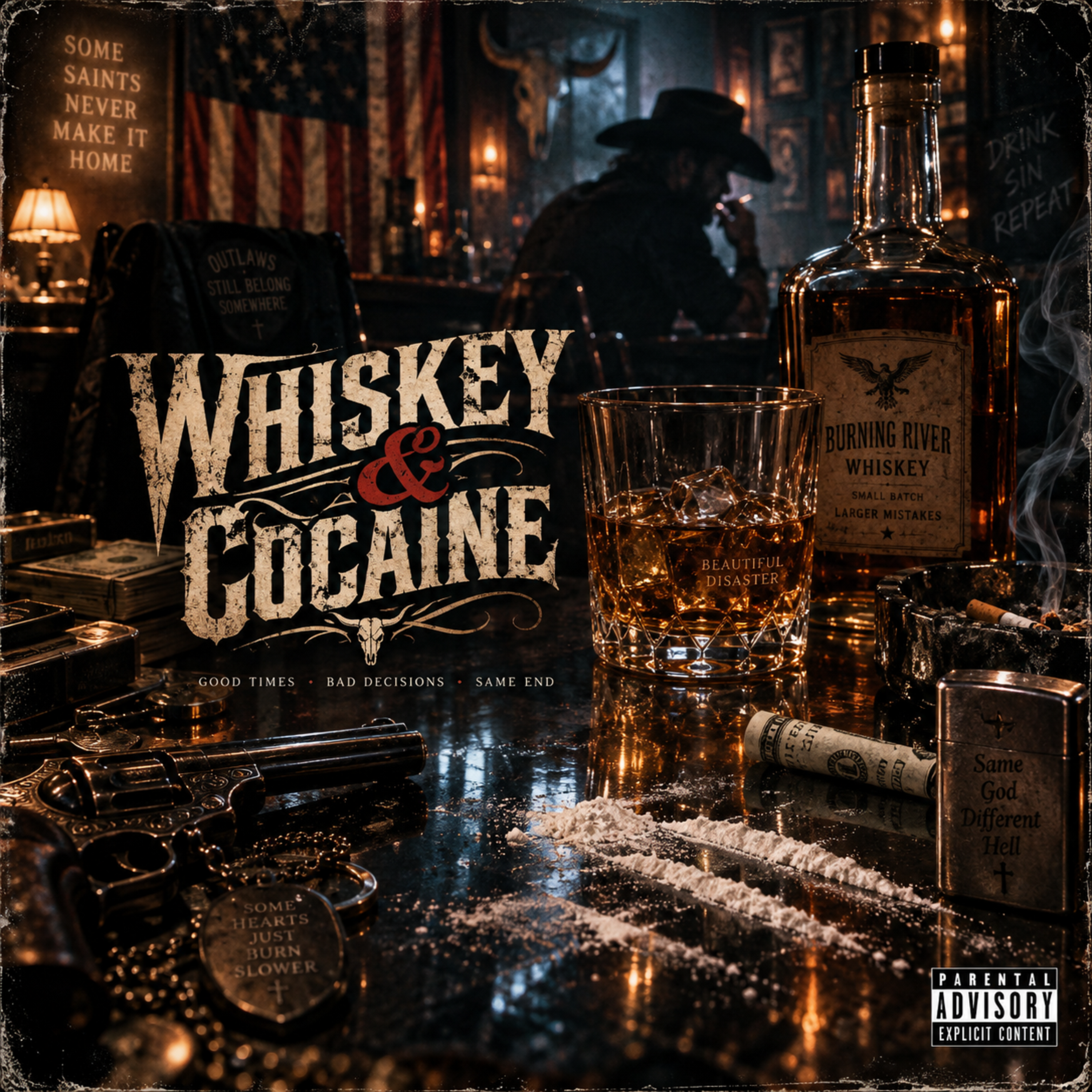 Whiskey & Cocaine by Jaycigs cover art