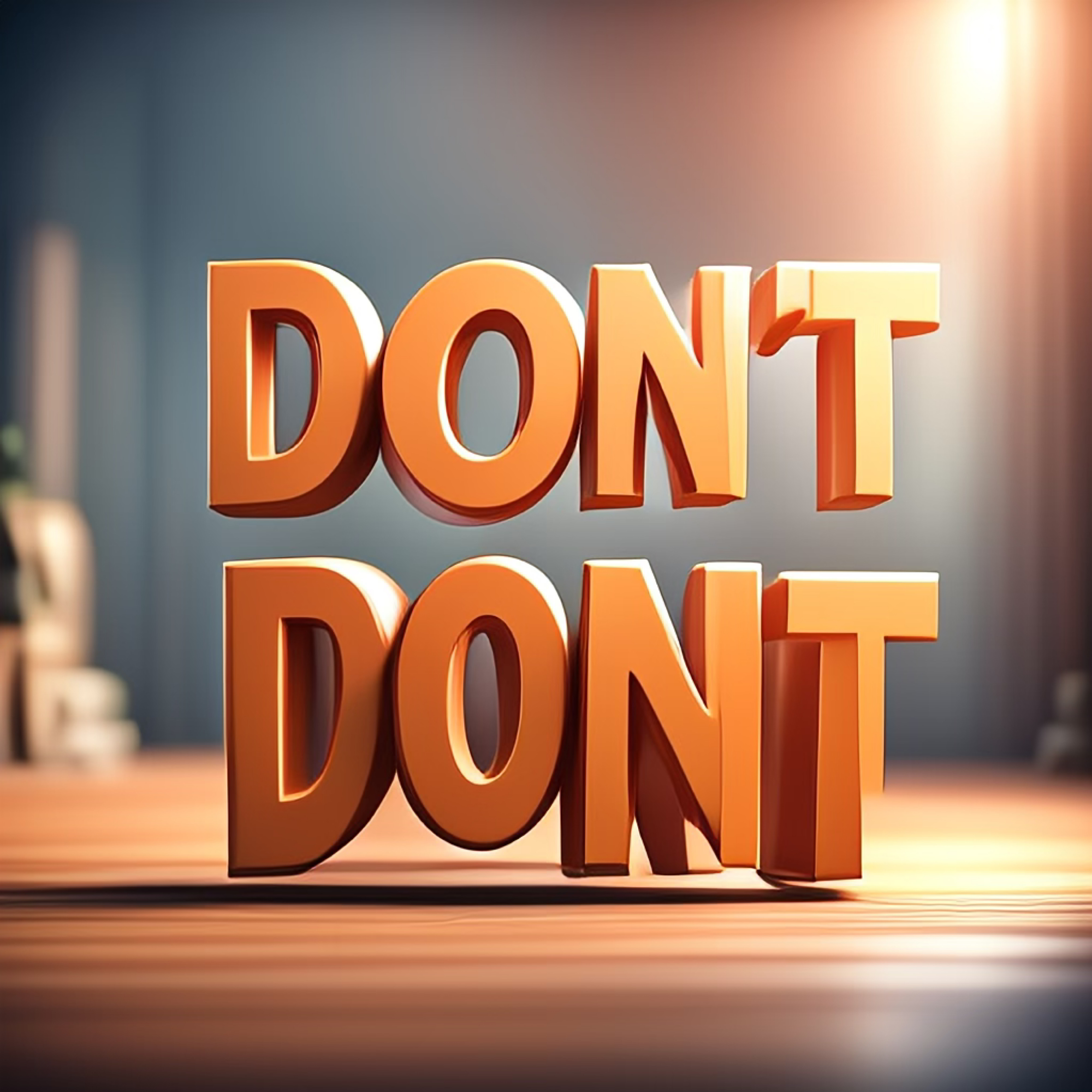 Don’t artwork