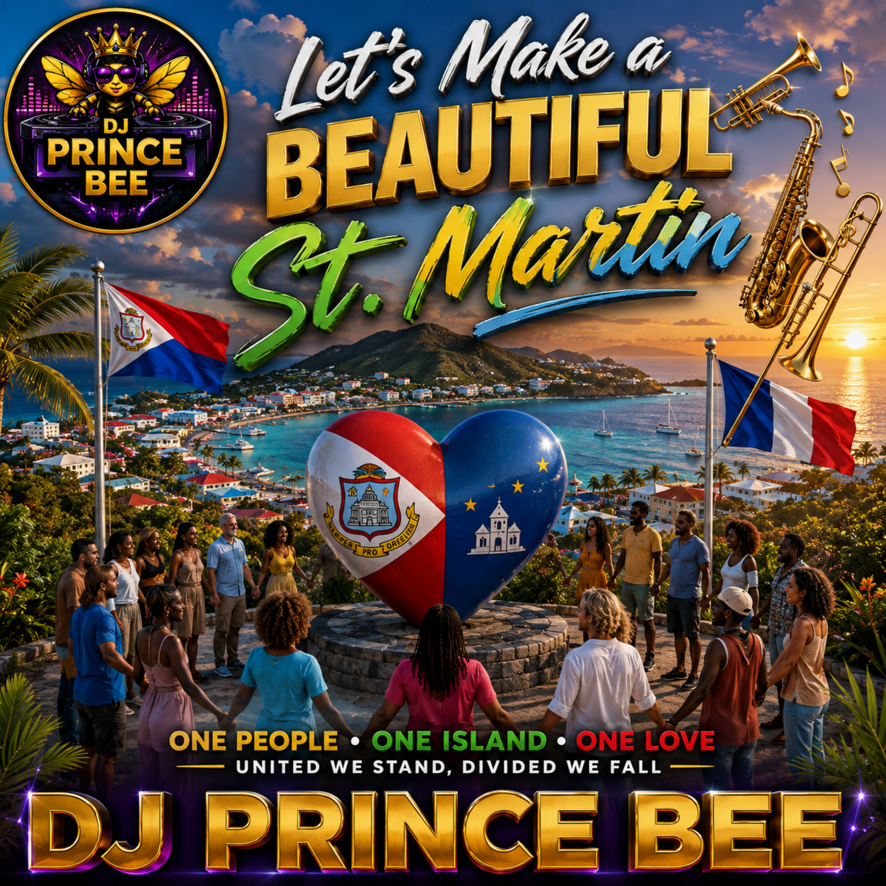 Let’s Make A Beautiful St Martin by DJ PRINCE BEE cover art