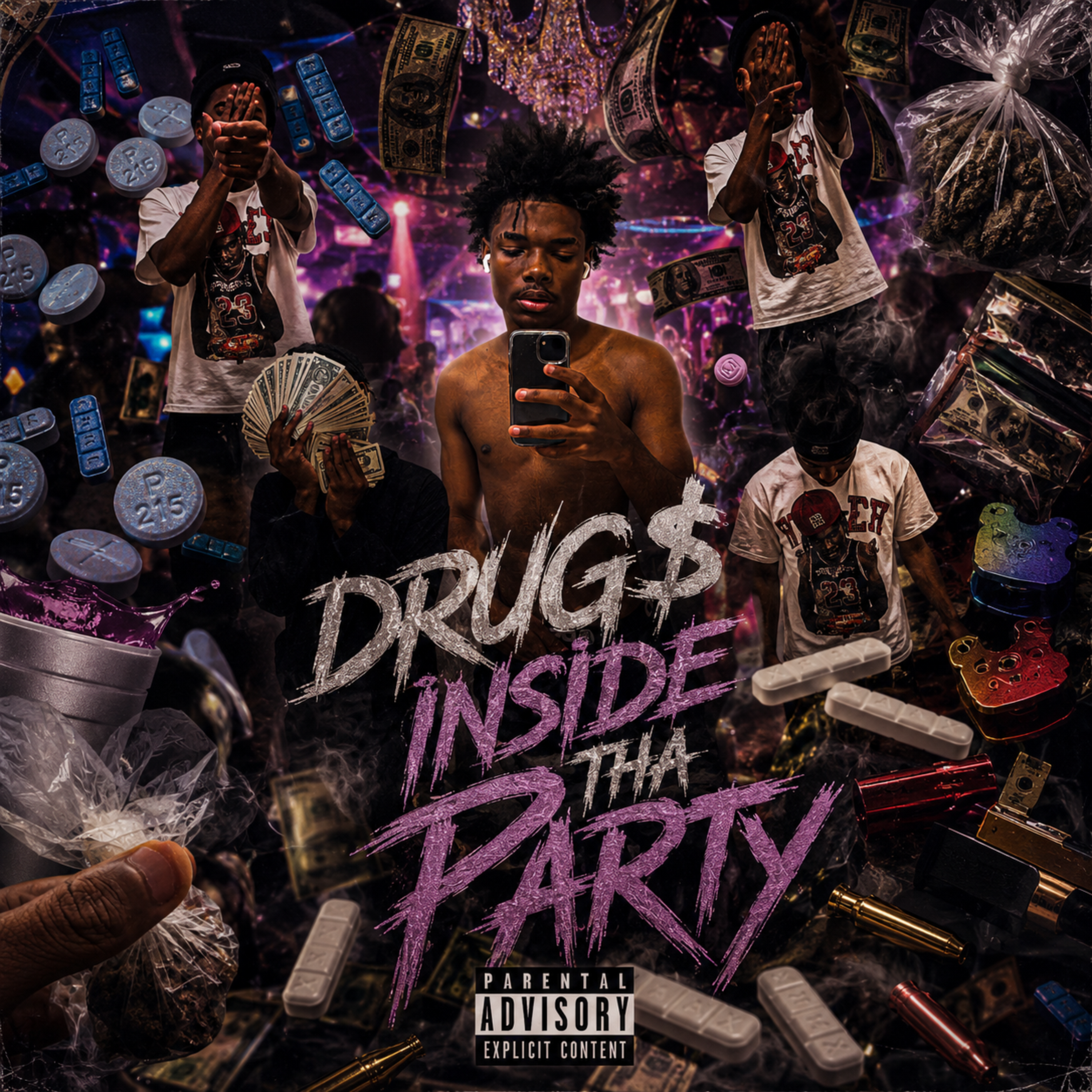 Drug$ inside tha Party by 1F1M VXNN cover art