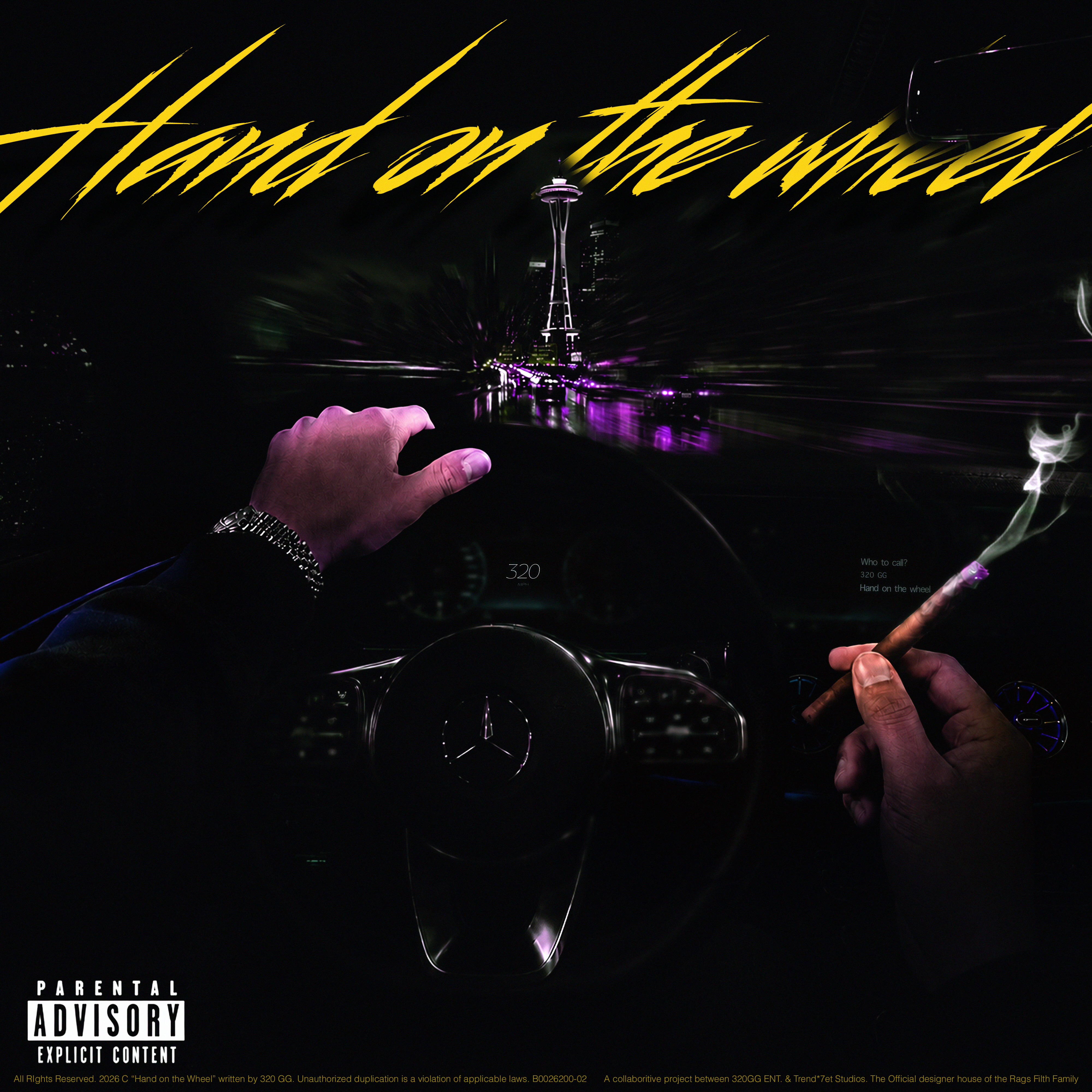 Hand on the wheel by 320GG cover art
