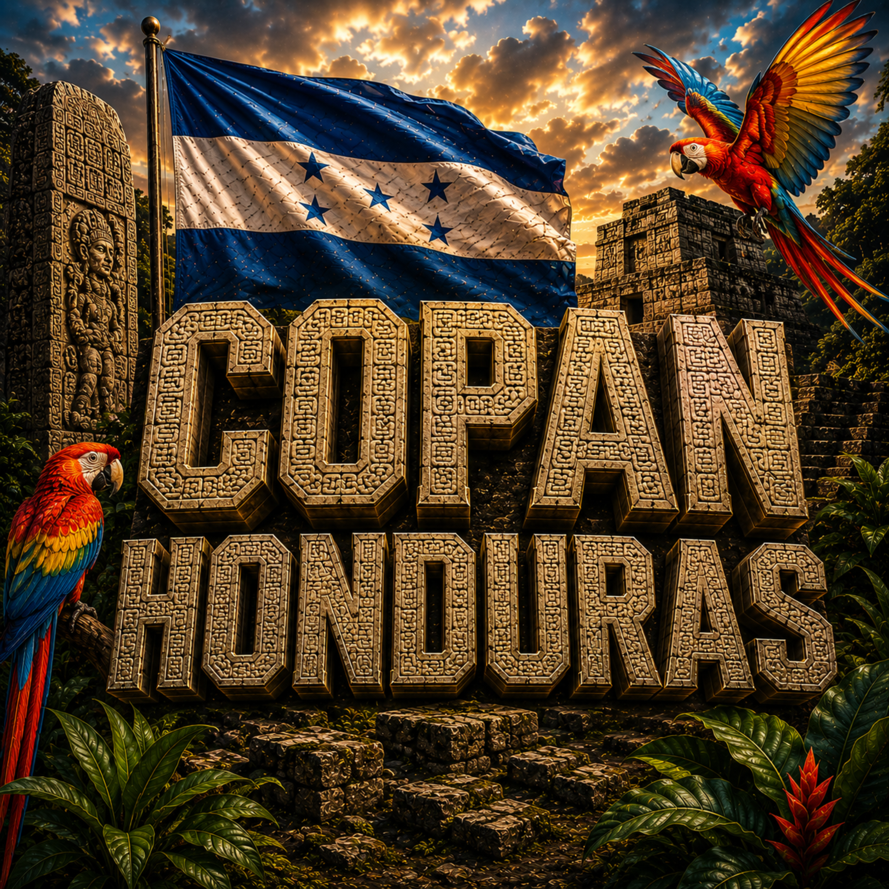 Copan Honduras by El Invisible cover art