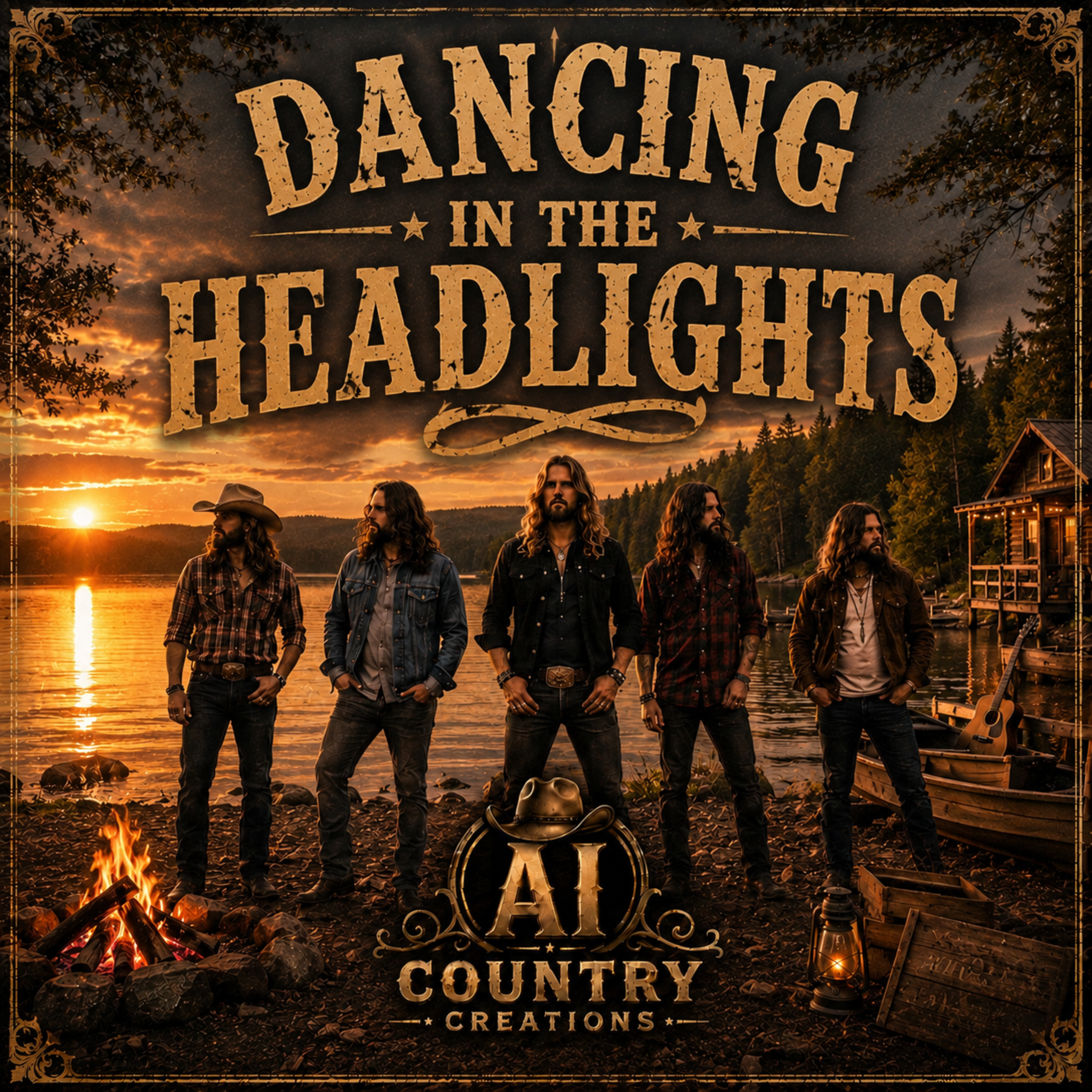 Dancing In The Headlights by AI Country Creations cover art