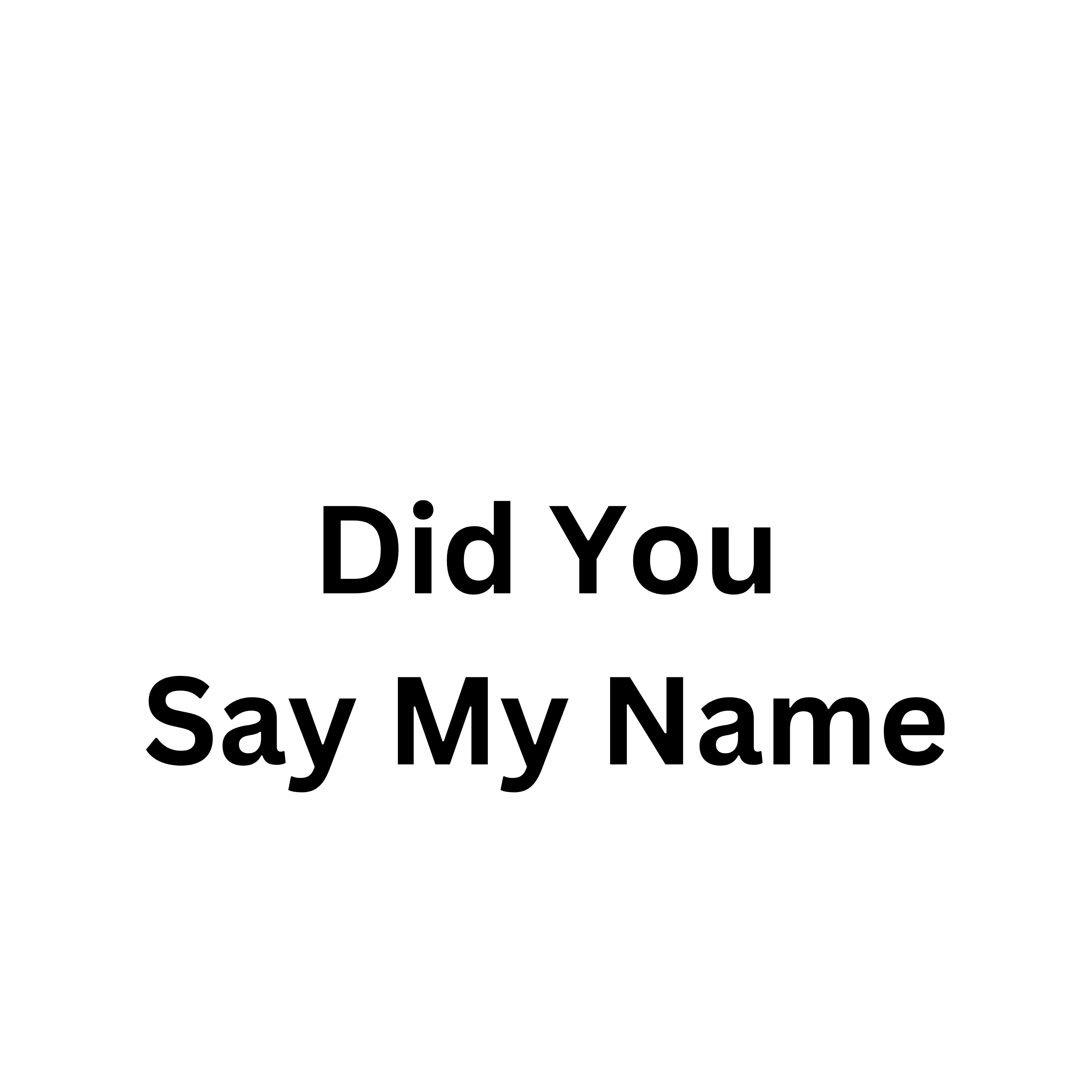 Did You Say My Name by Javon St. John cover art