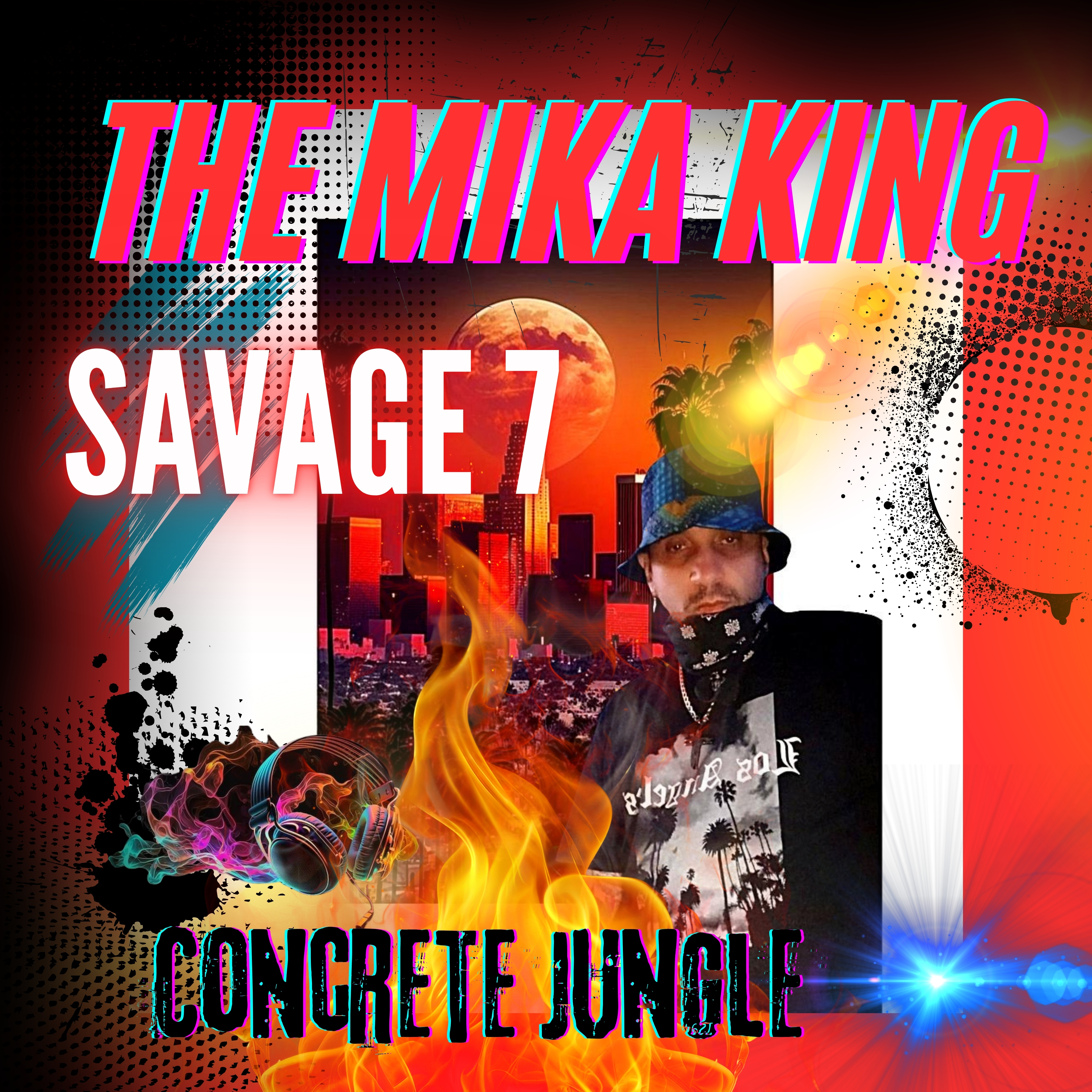 The Mika King Savage 7 Concrete Jungle artwork