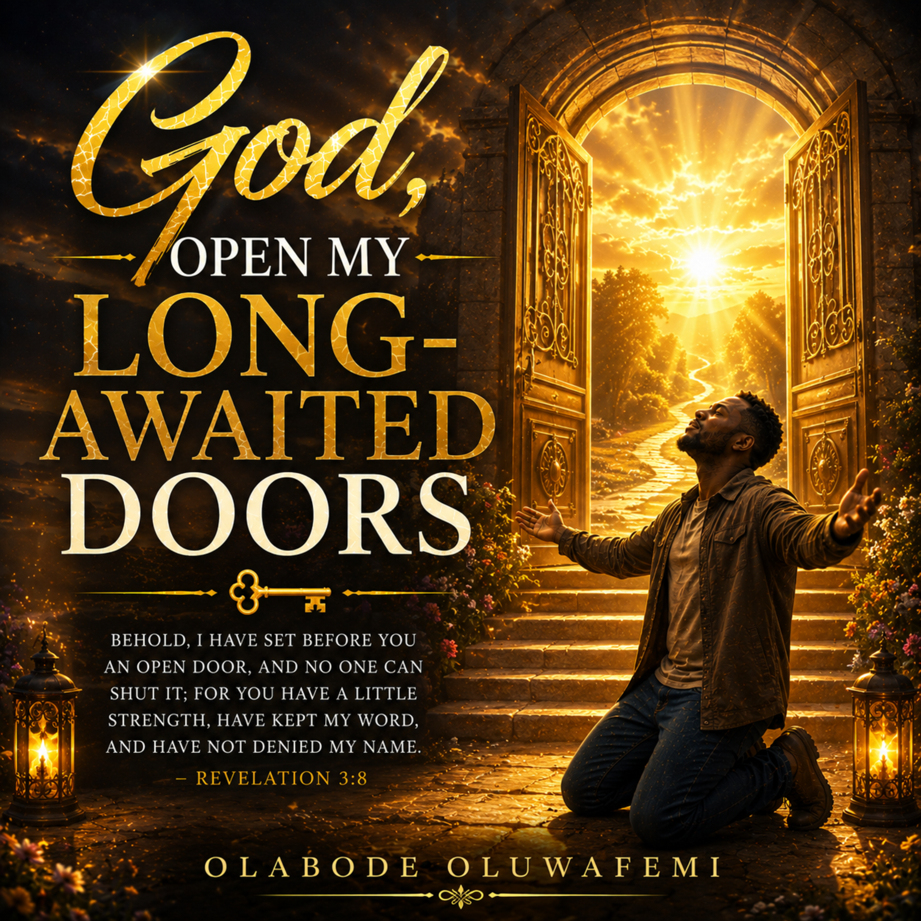 God, Open My Long-Awaited Doors by olabode oluwafemi cover art