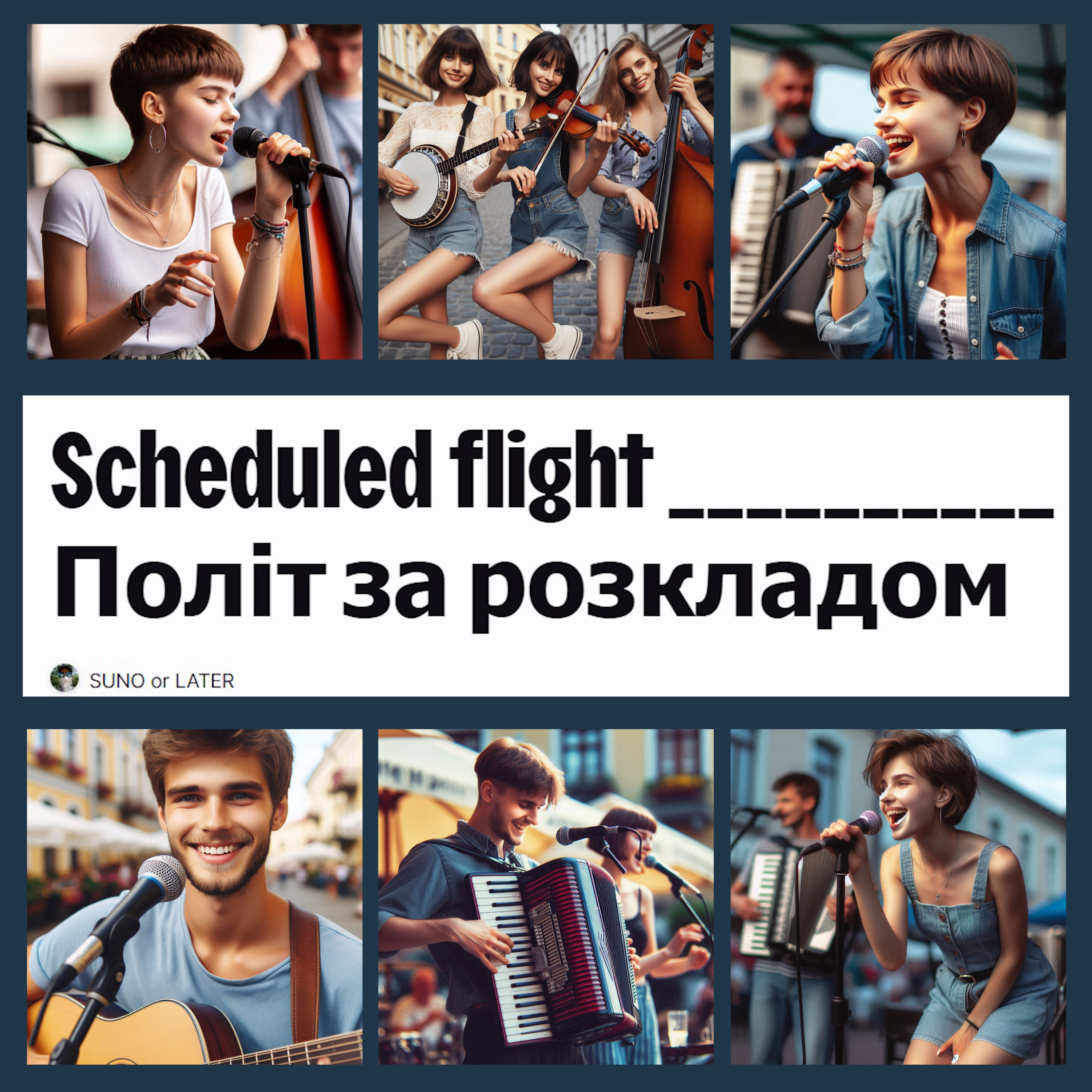 Scheduled Flight UA Політ за розкладом artwork