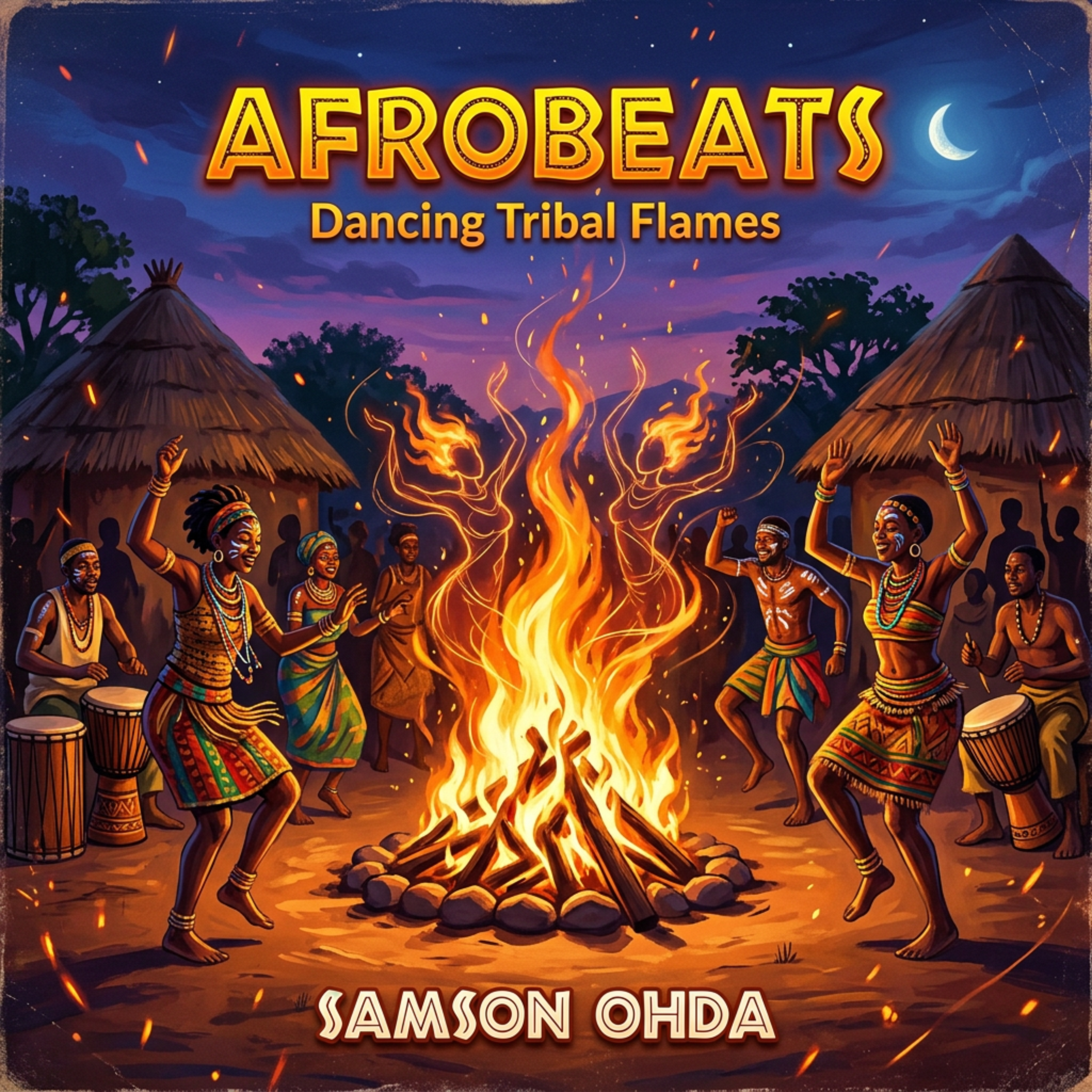 Dancing Tribal Flames by Samson Ohda  cover art