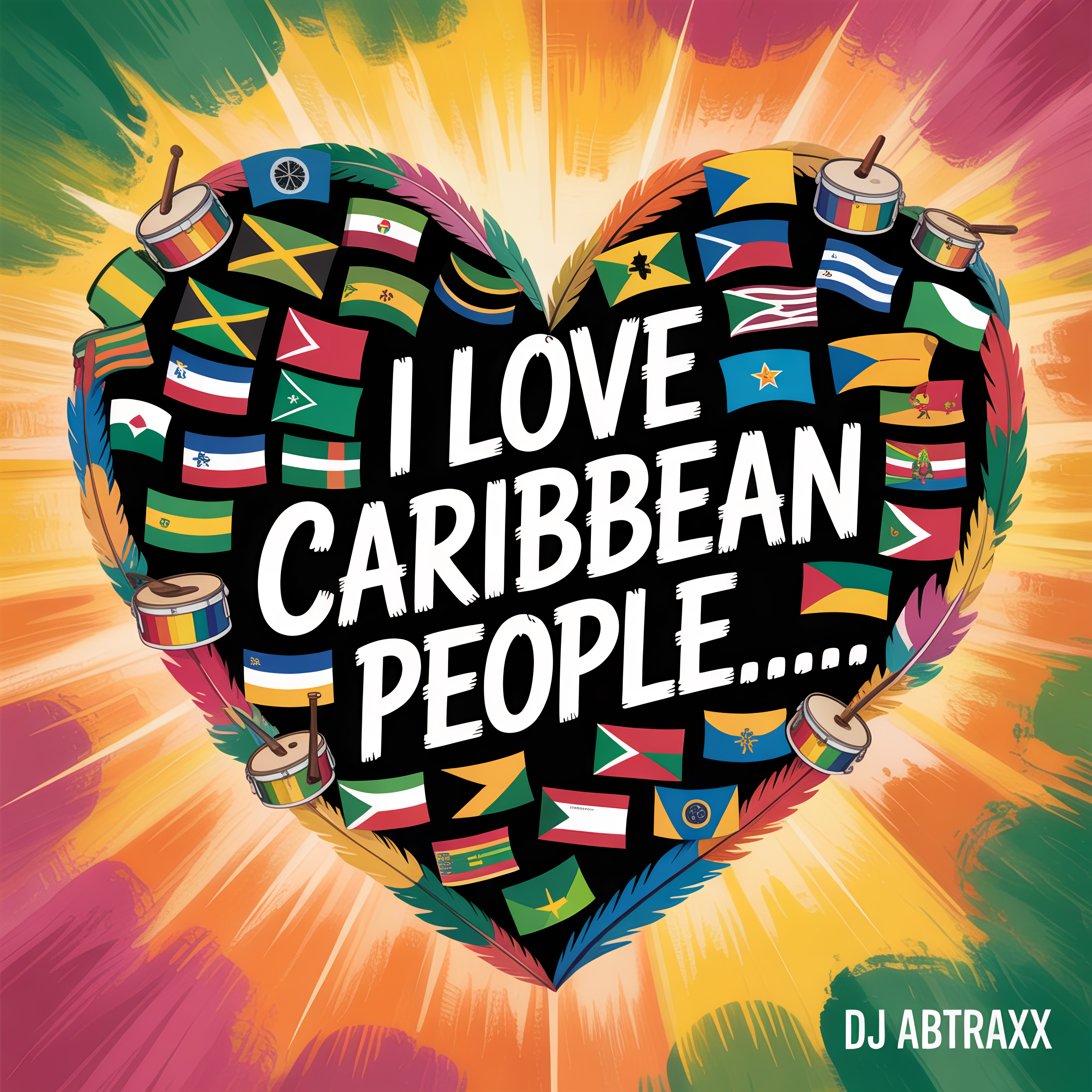 I LOVE CARIBBEAN PEOPLE..... artwork