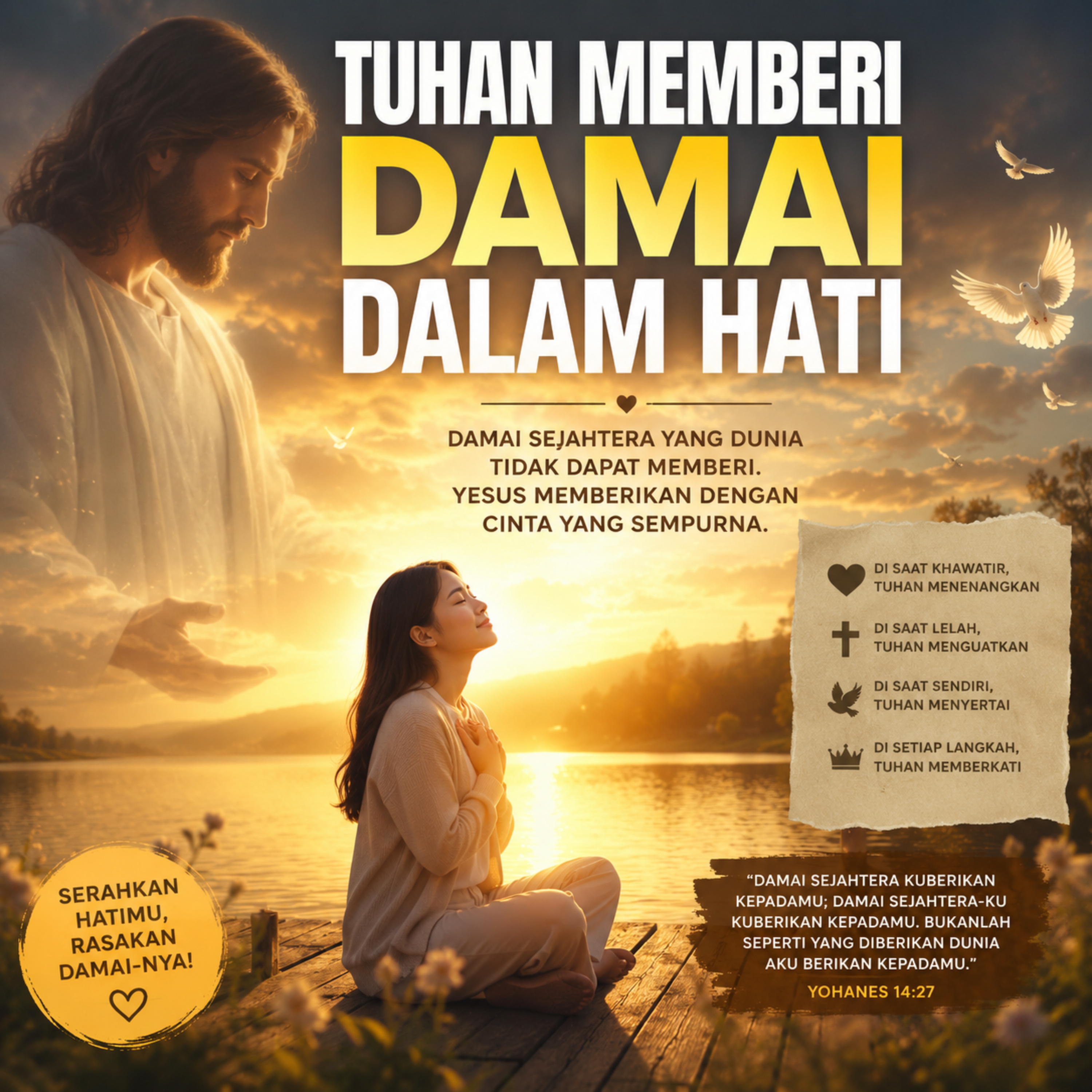 Tuhan Memberi Damai Dalam Hati by PUJI WORSHIP cover art