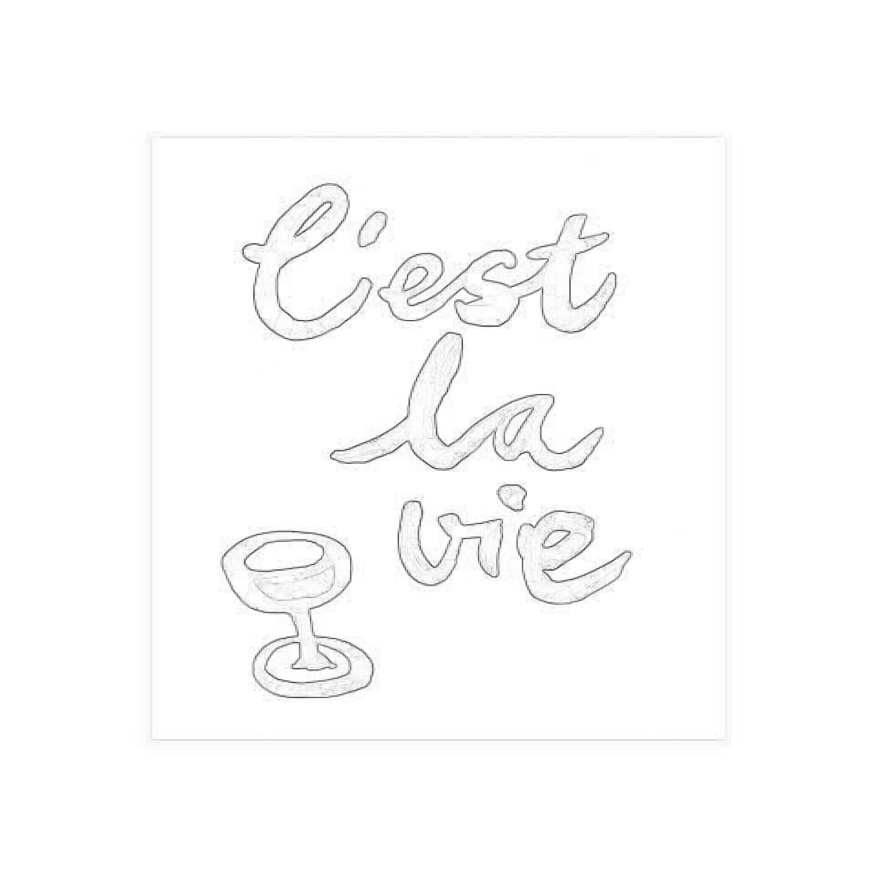 C’est La Vie artwork