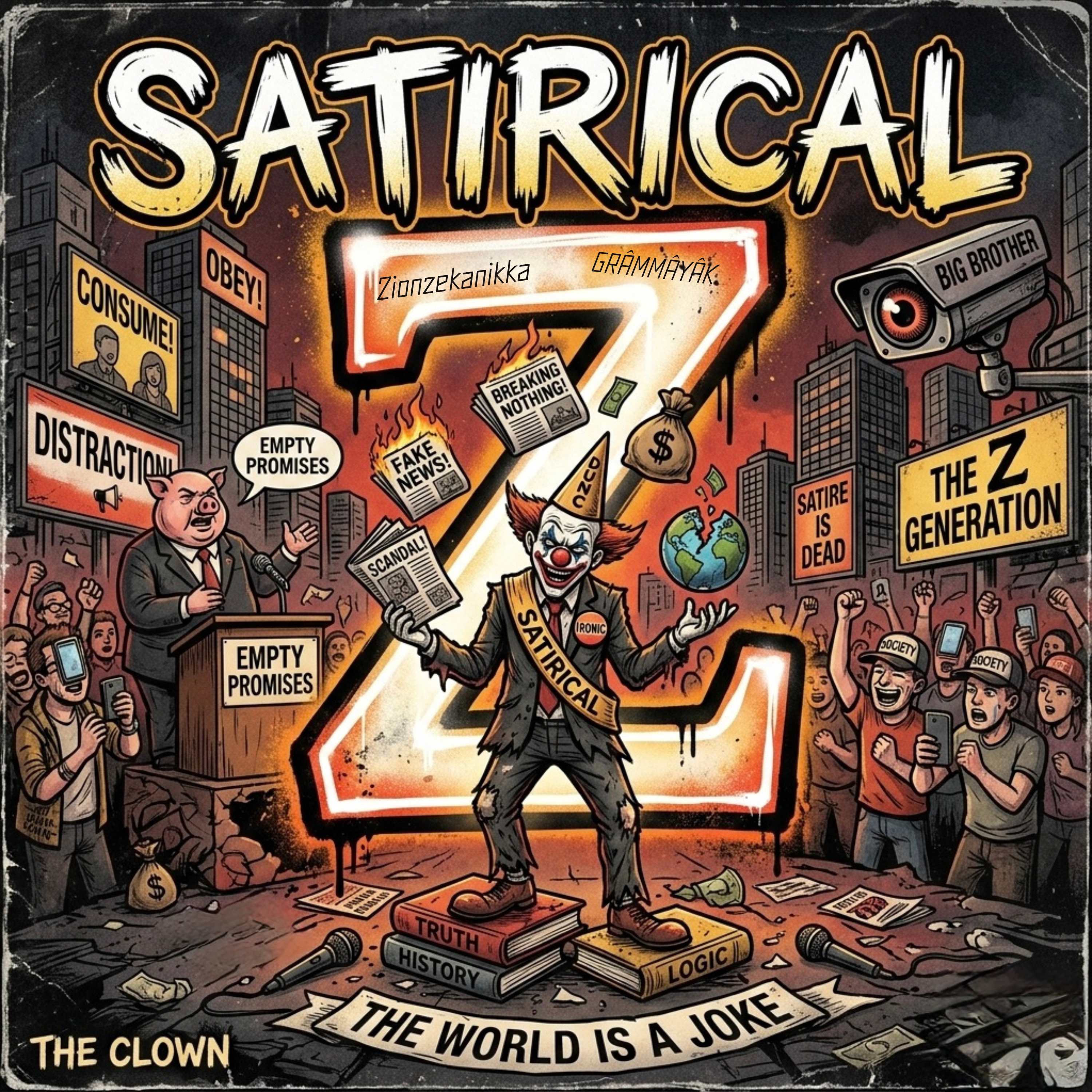 Satirical artwork