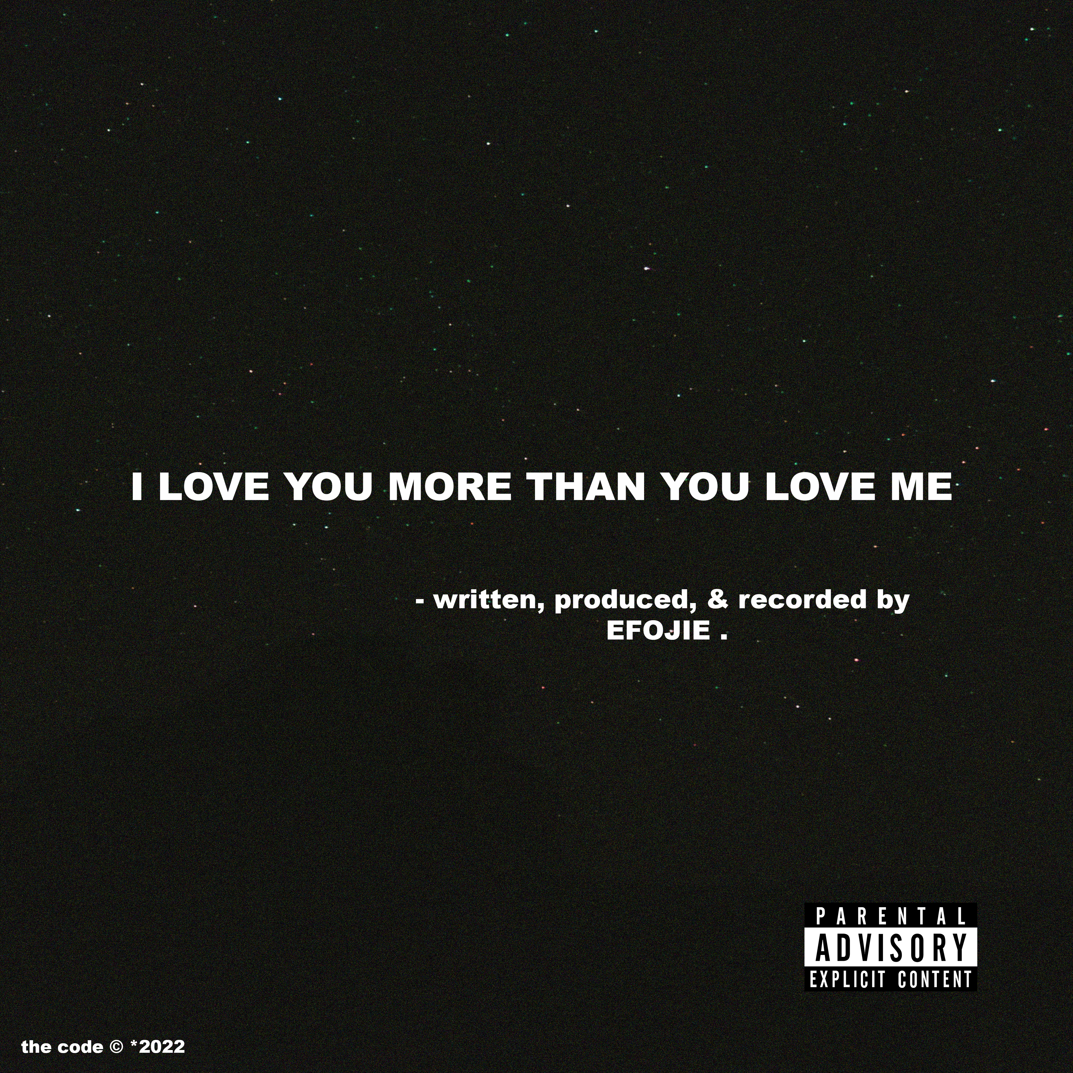 I Love You More Than You Love Me artwork