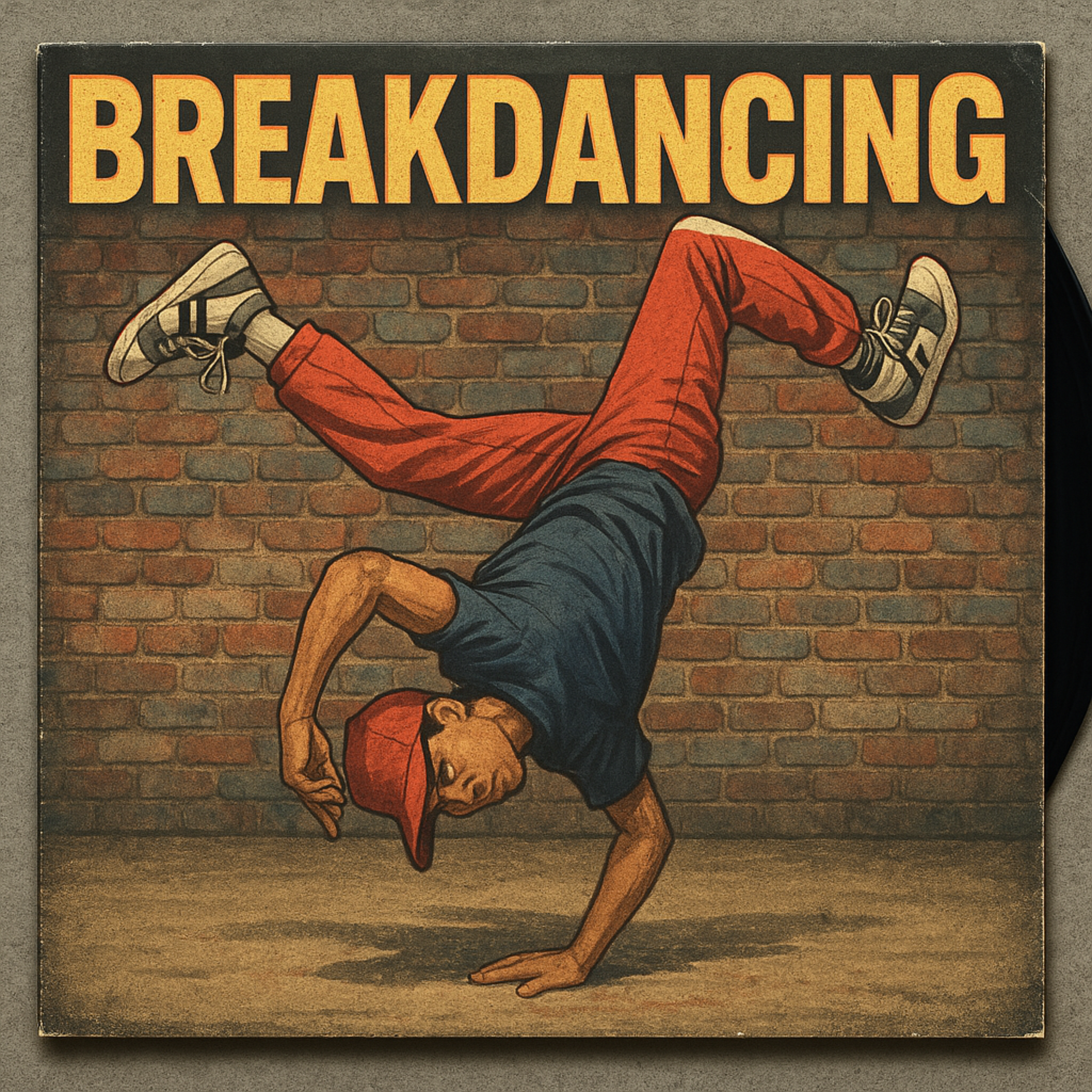 Breakdancing artwork
