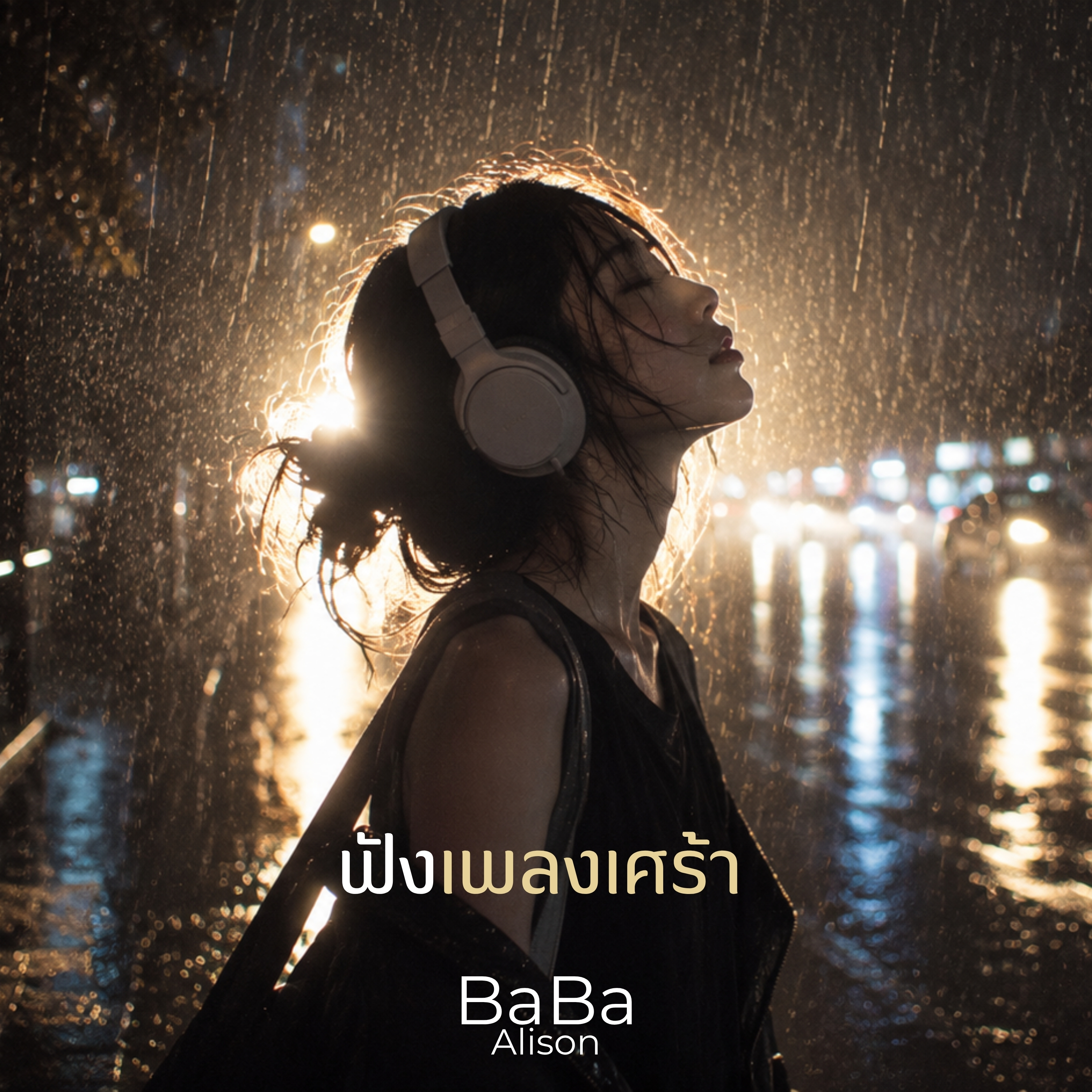 ฟังเพลงเศร้า by BaBa Alison cover art