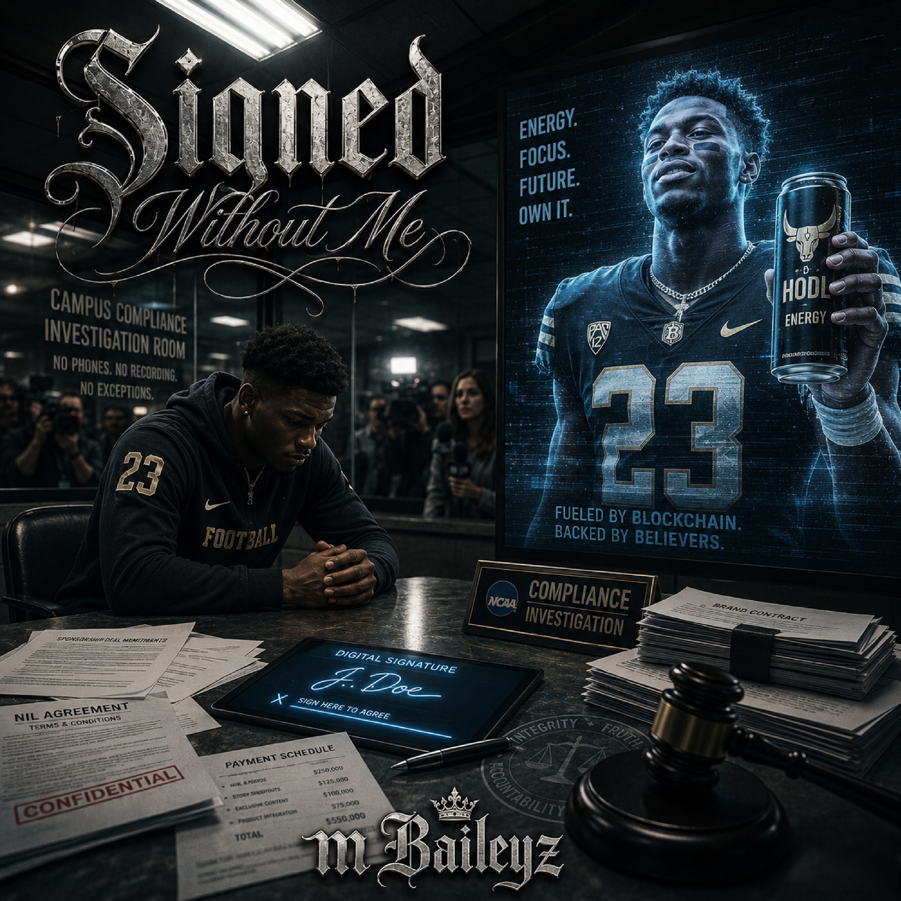 Signed Without Me by mBaileyz cover art