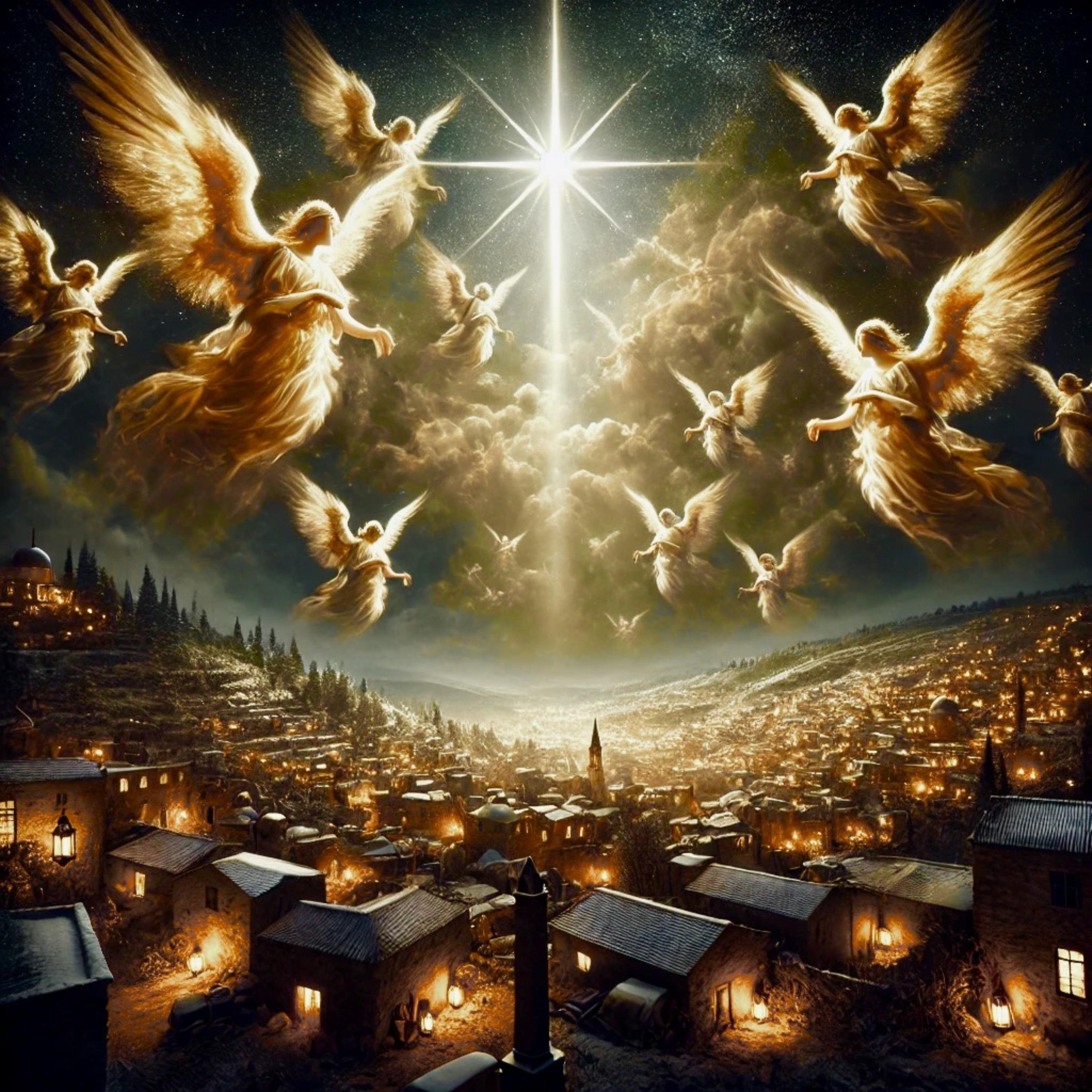 The Angels' Song Over Bethlehem artwork