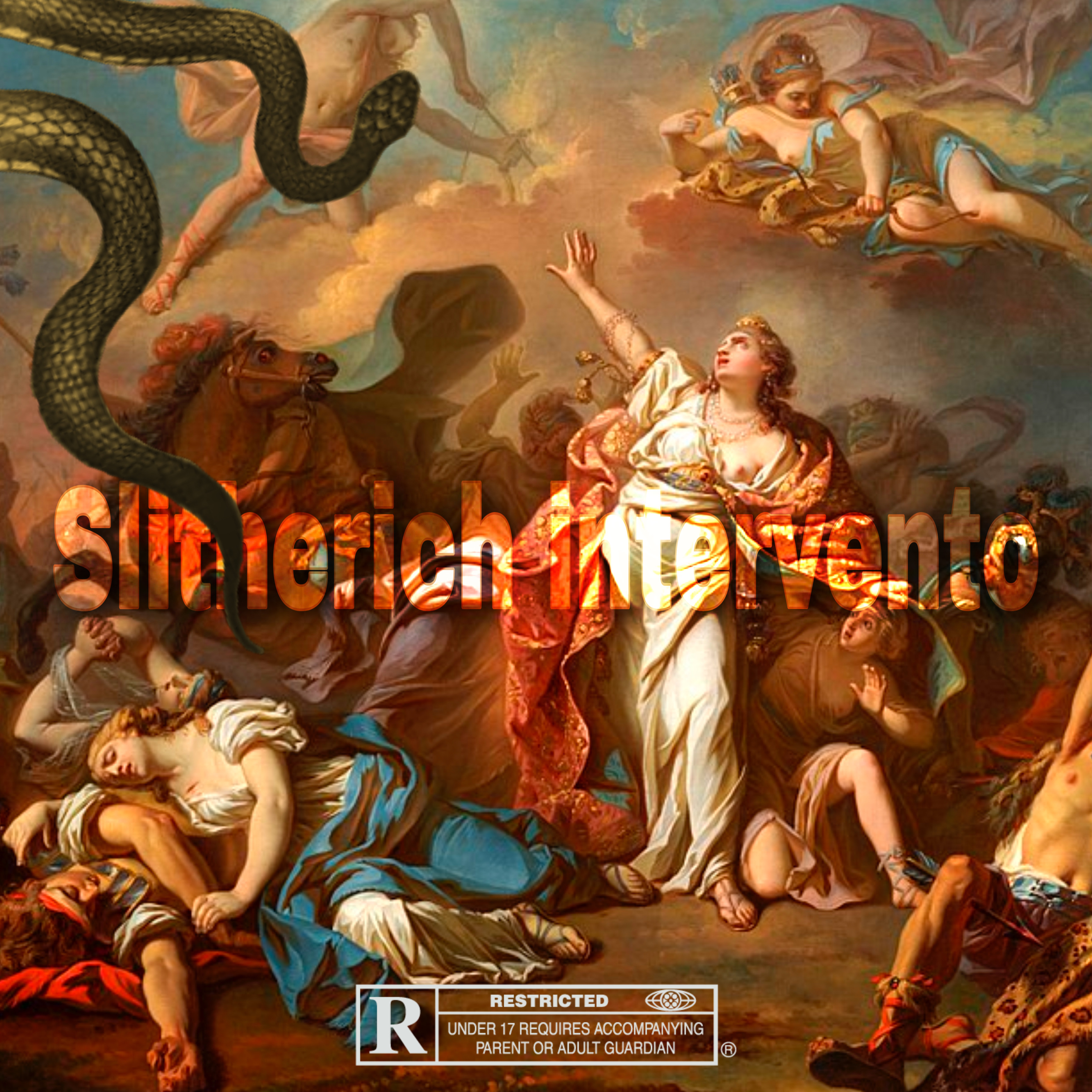 Slitherich intervento artwork