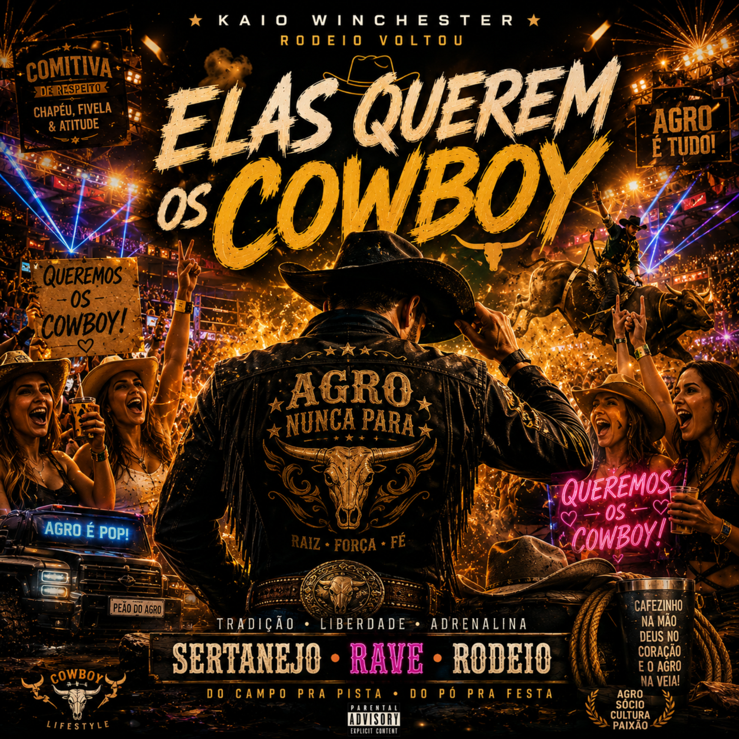 Elas querem os cowboy by Kaio Winchester cover art