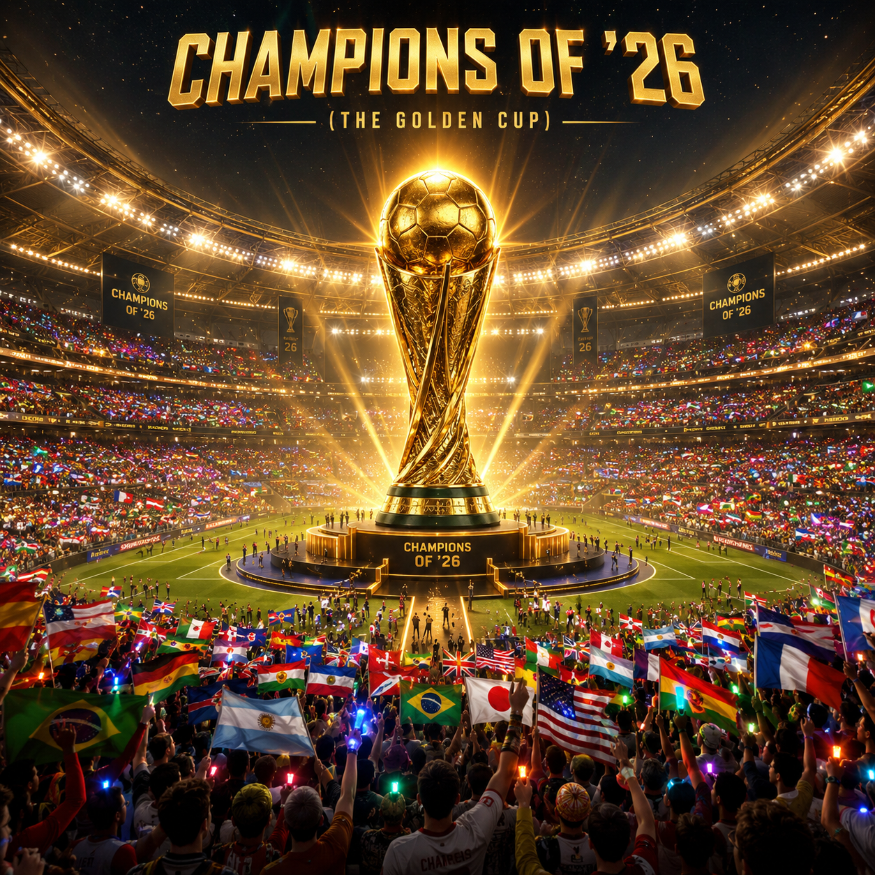 Champions of '26 (The Golden Cup) by Rabiul Karim cover art