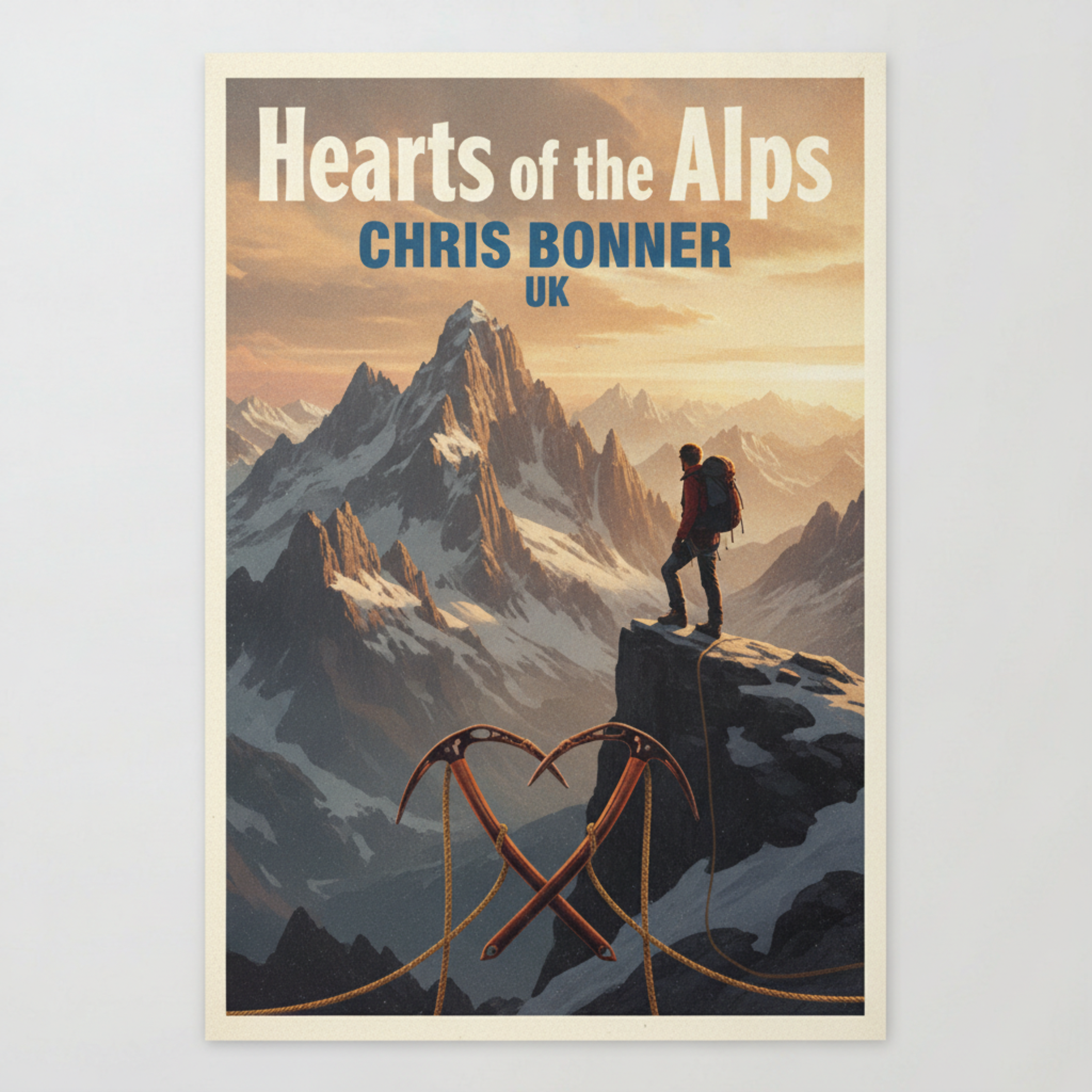 Hearts of the Alps by Chris Bonner UK cover art
