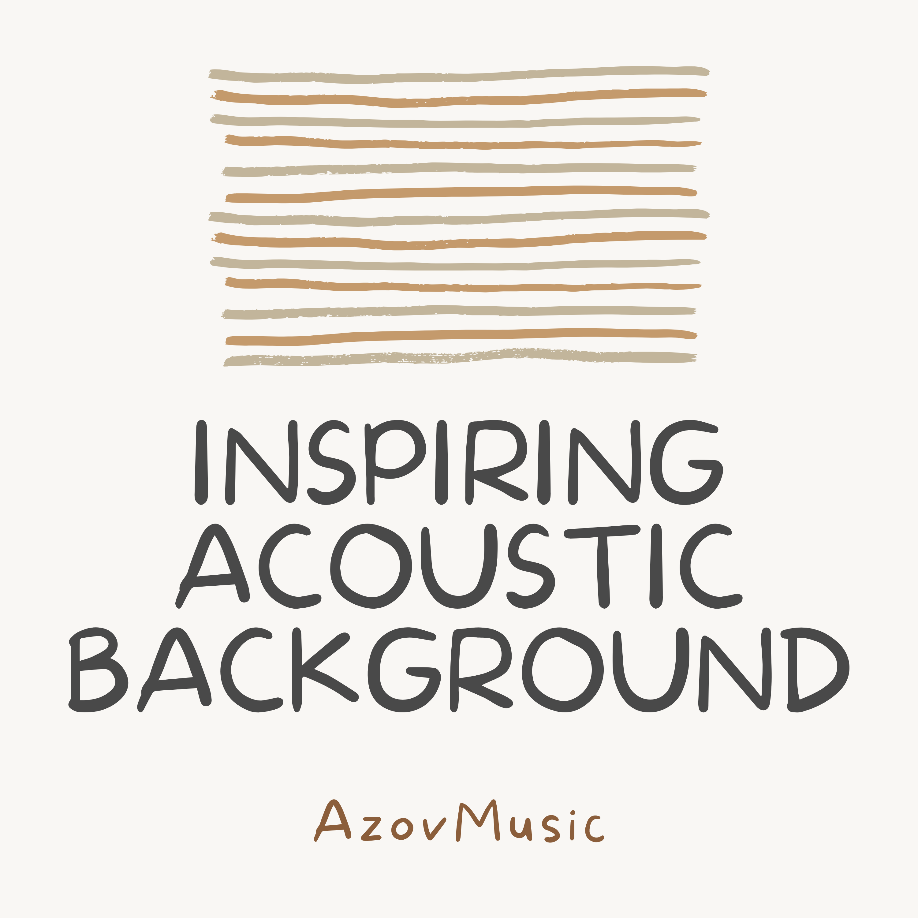 Inspiring acoustic background artwork