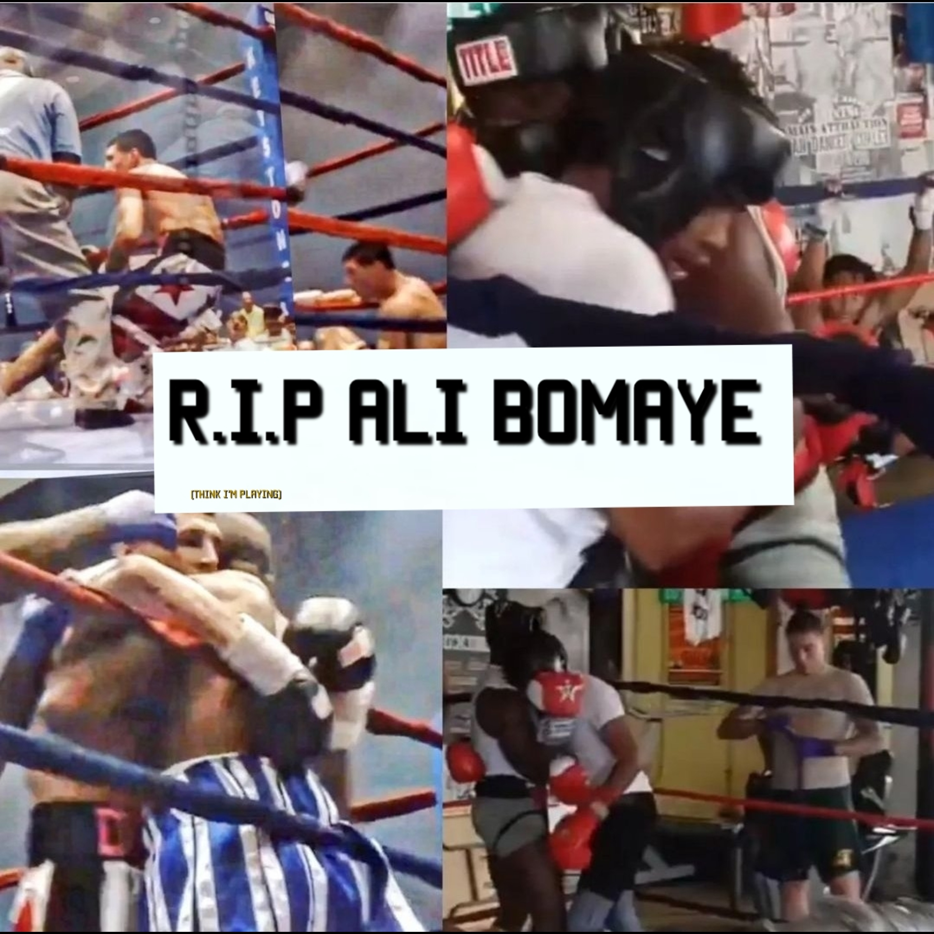 R.I.P ALI BOMAYE artwork