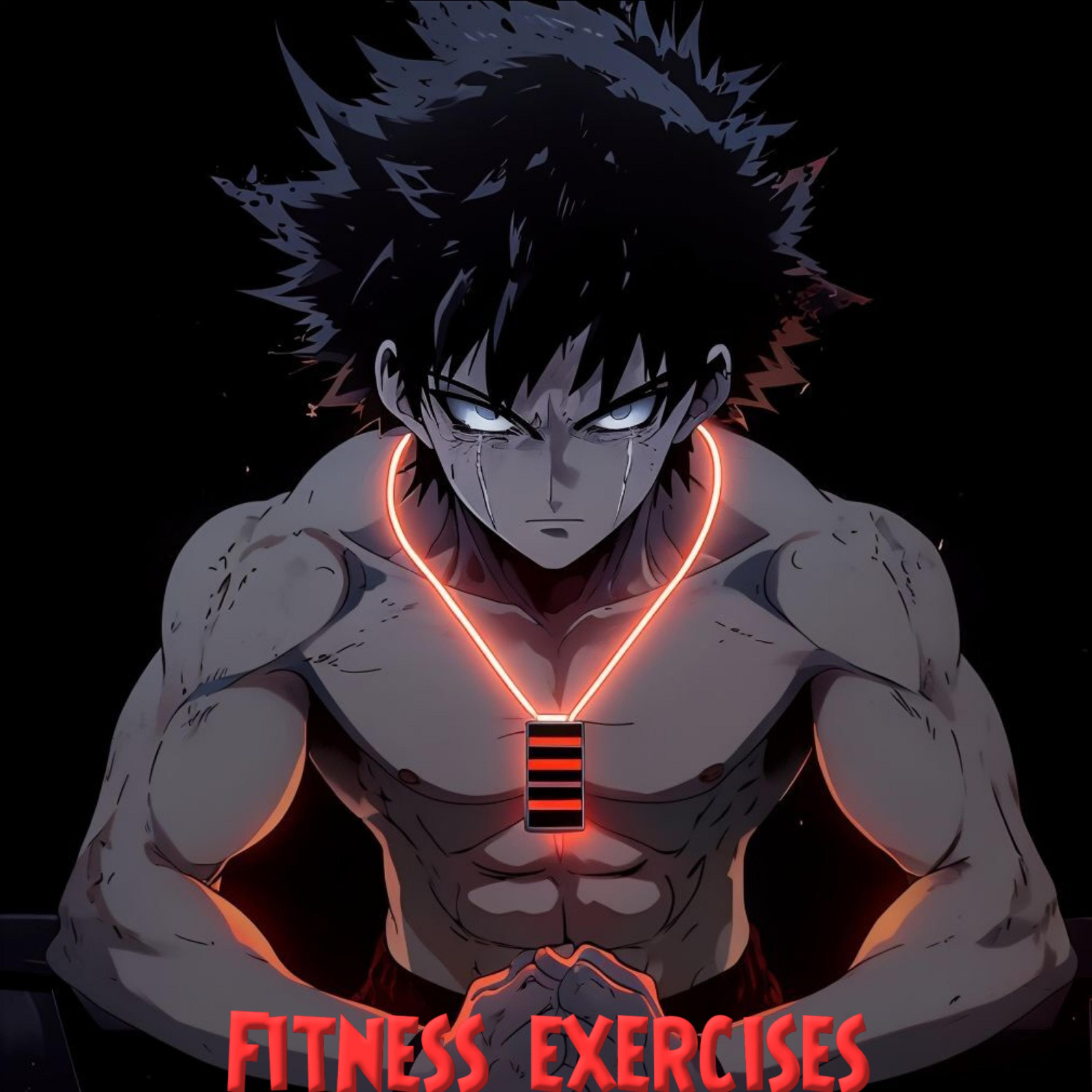 Fitness exercises artwork