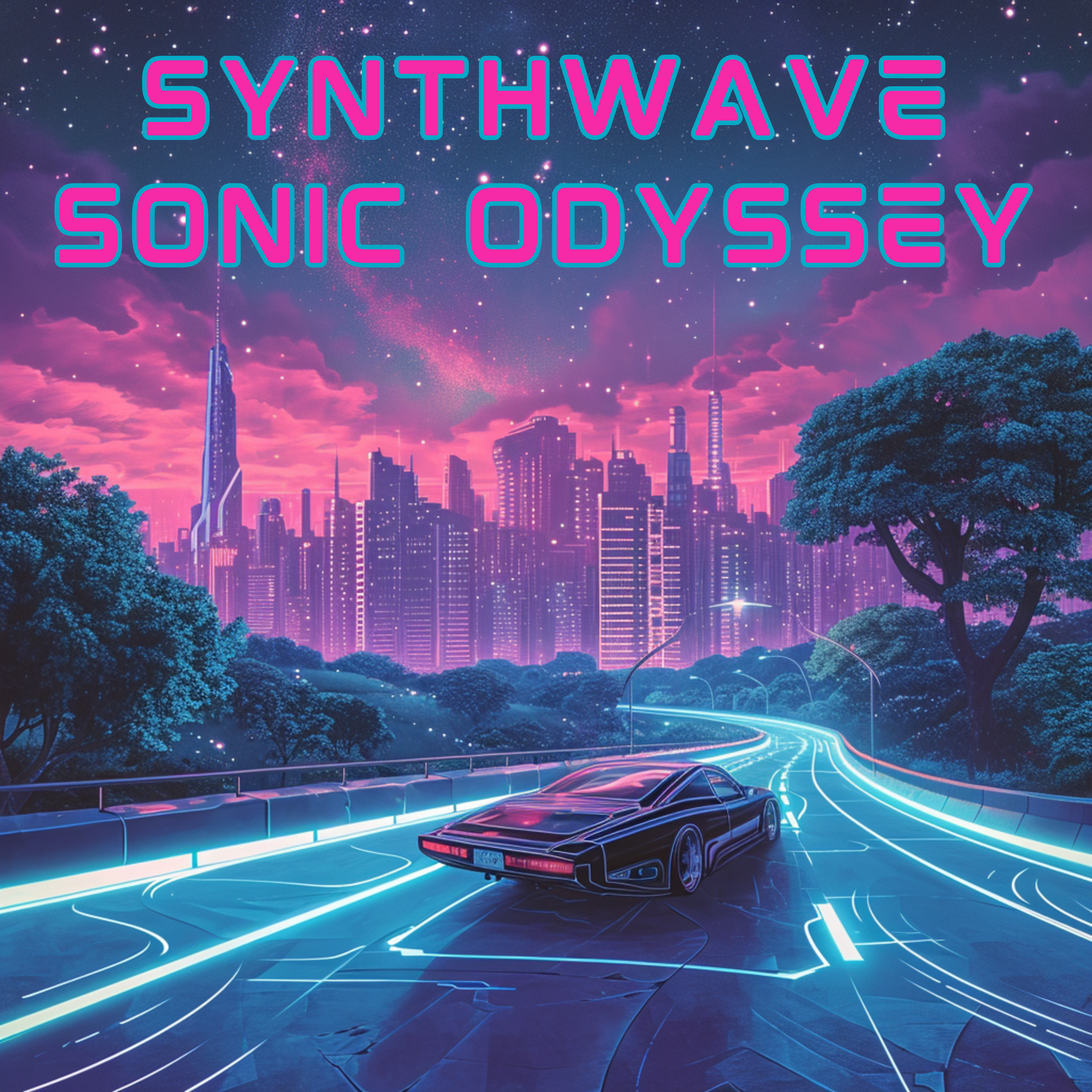 Synthwave Sonic Odyssey artwork