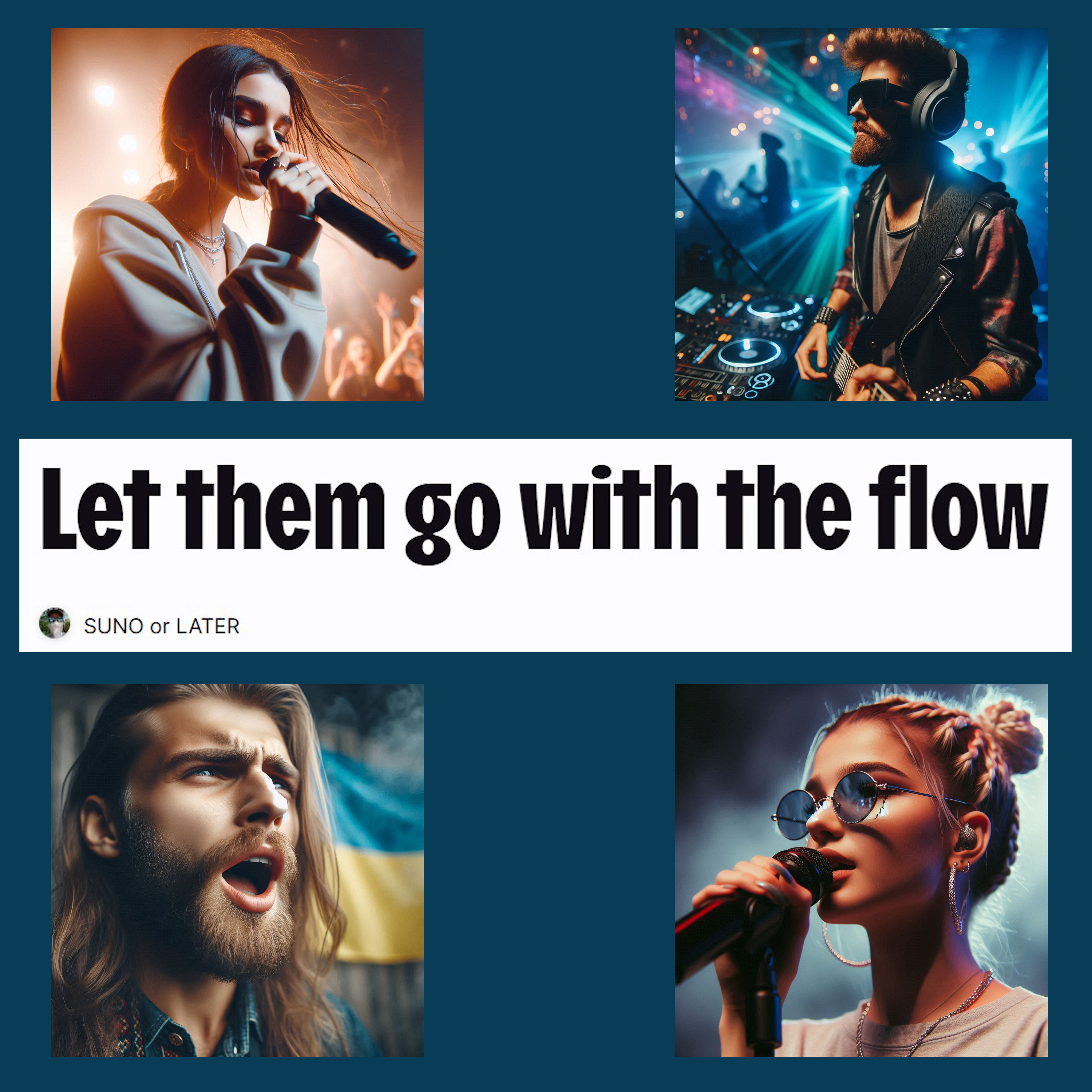 Let them go with the flow artwork