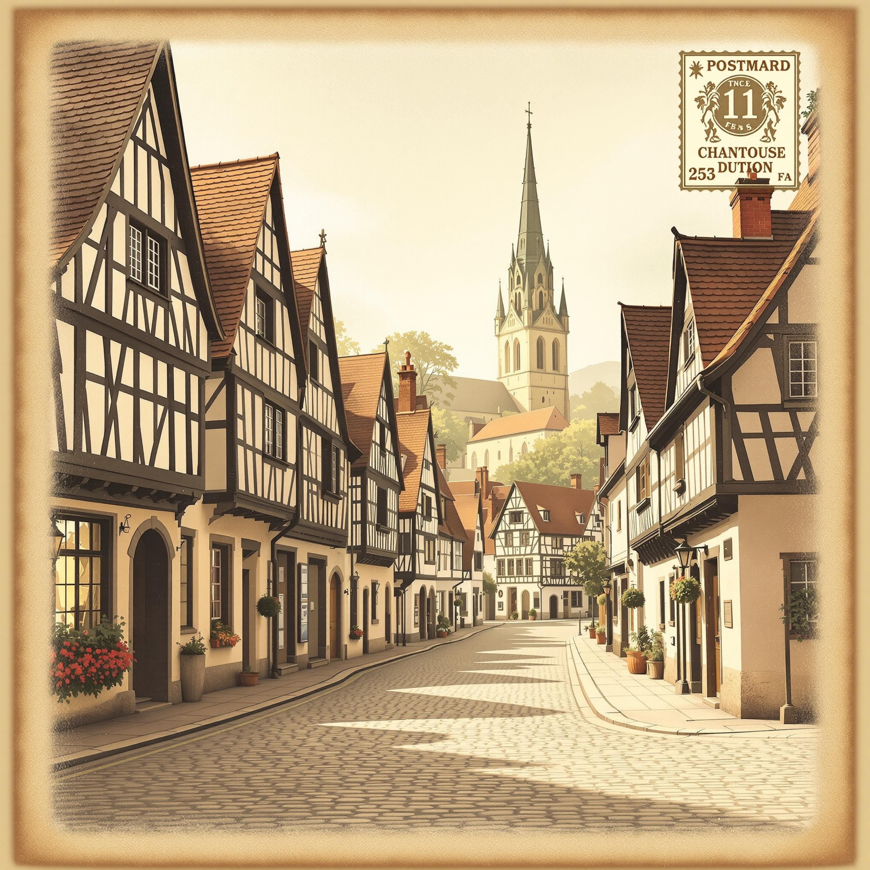 Ghost Town On A Postcard artwork