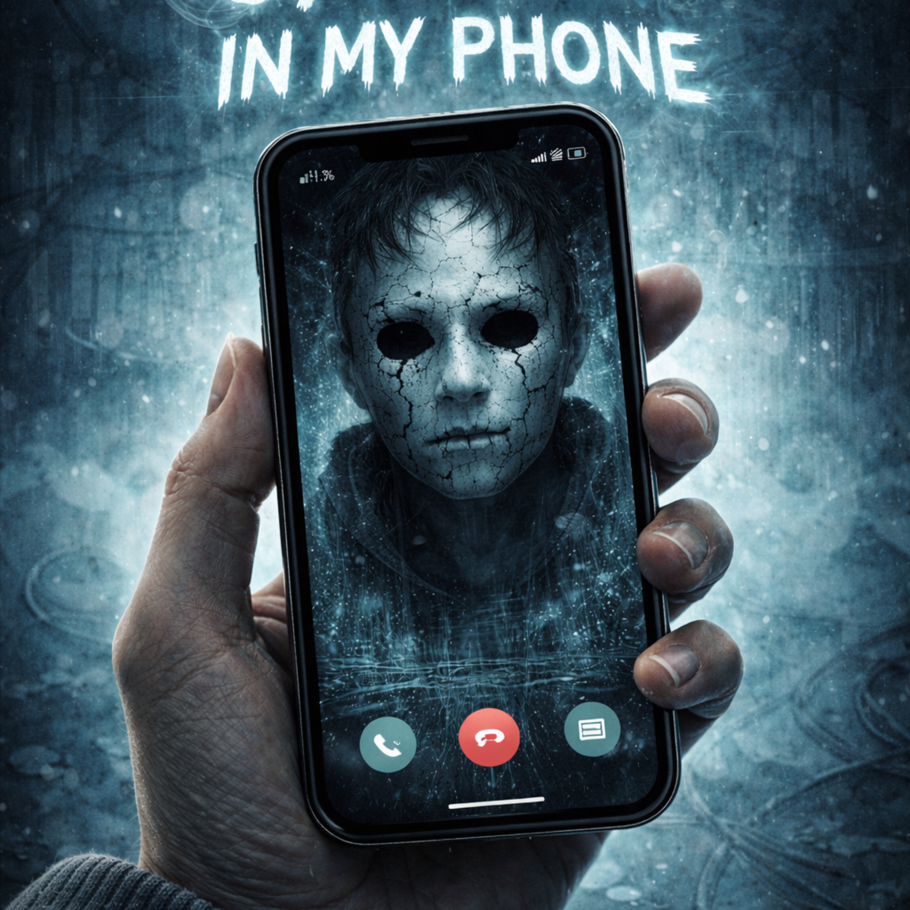 Ghost in my phone artwork