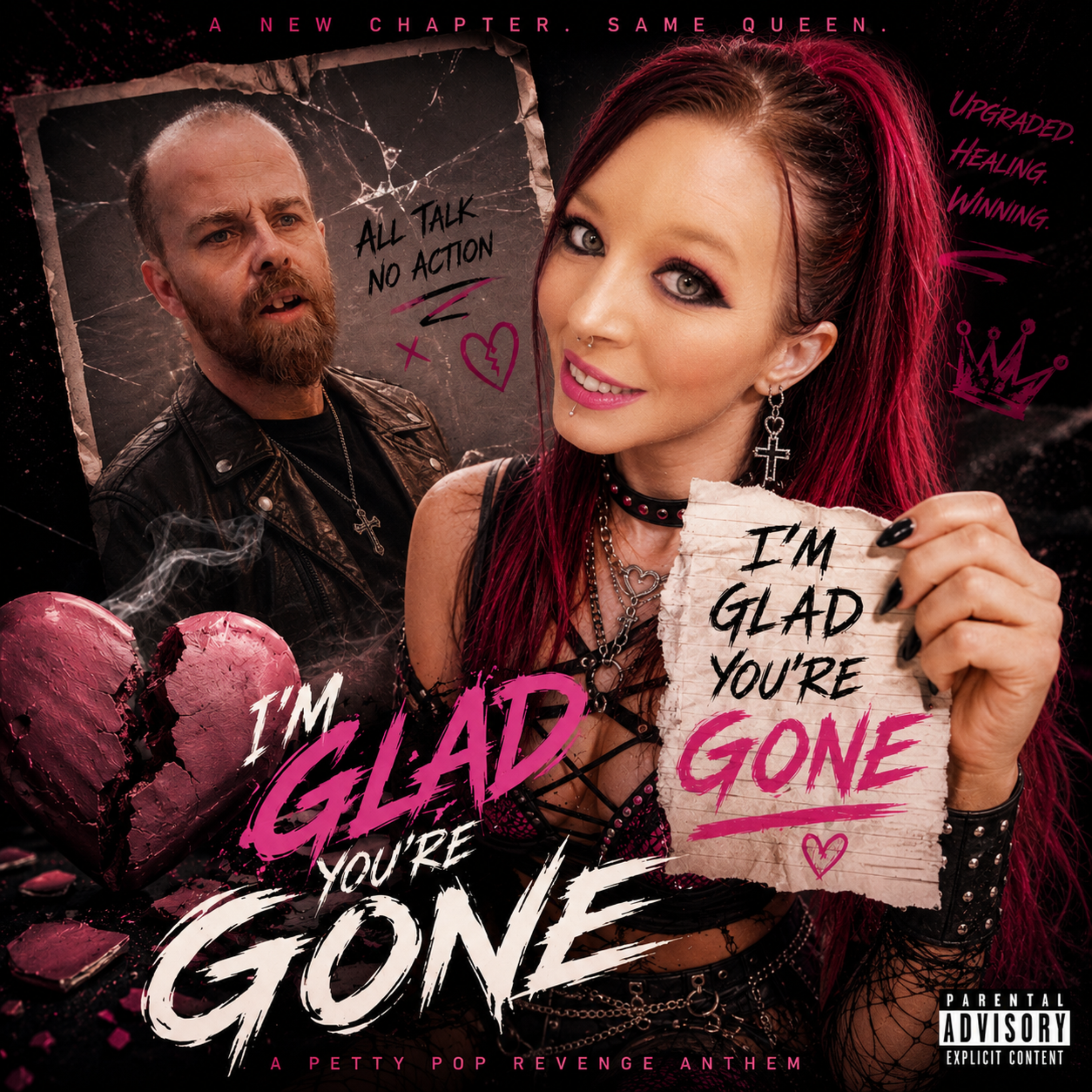 Glad Your Gone by Miss Giggles cover art