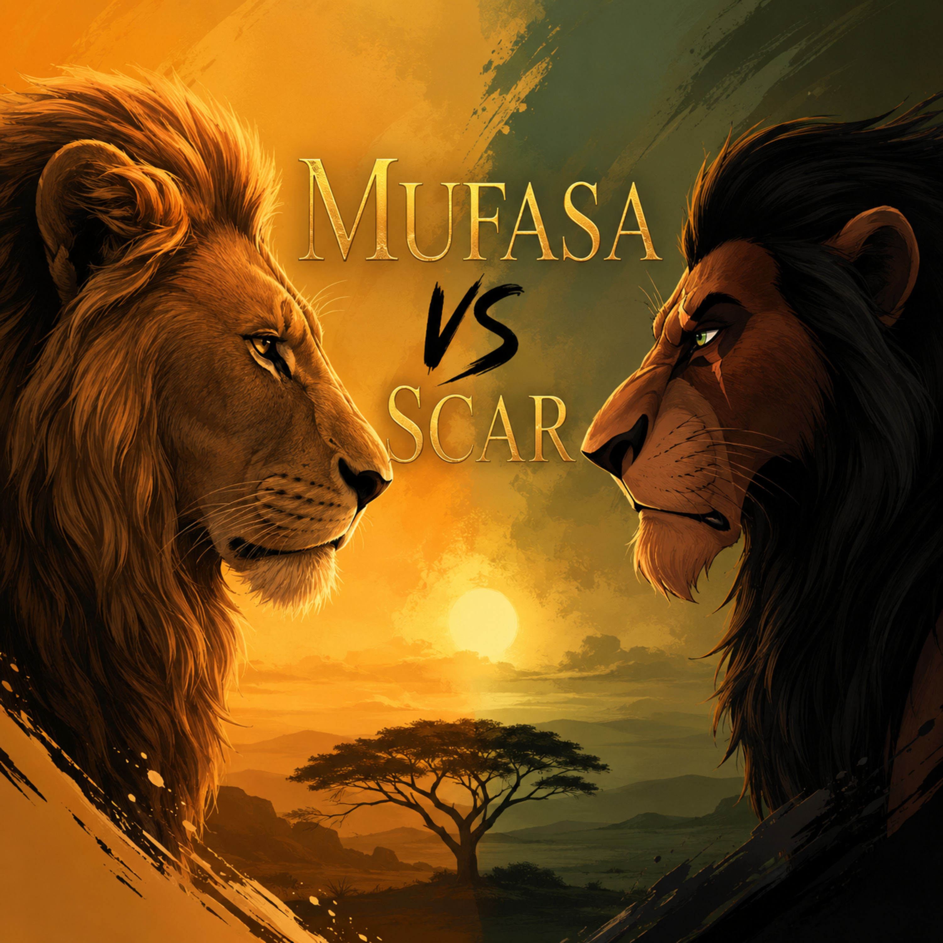 Scar vs Mufusa by Queen Jiaya cover art