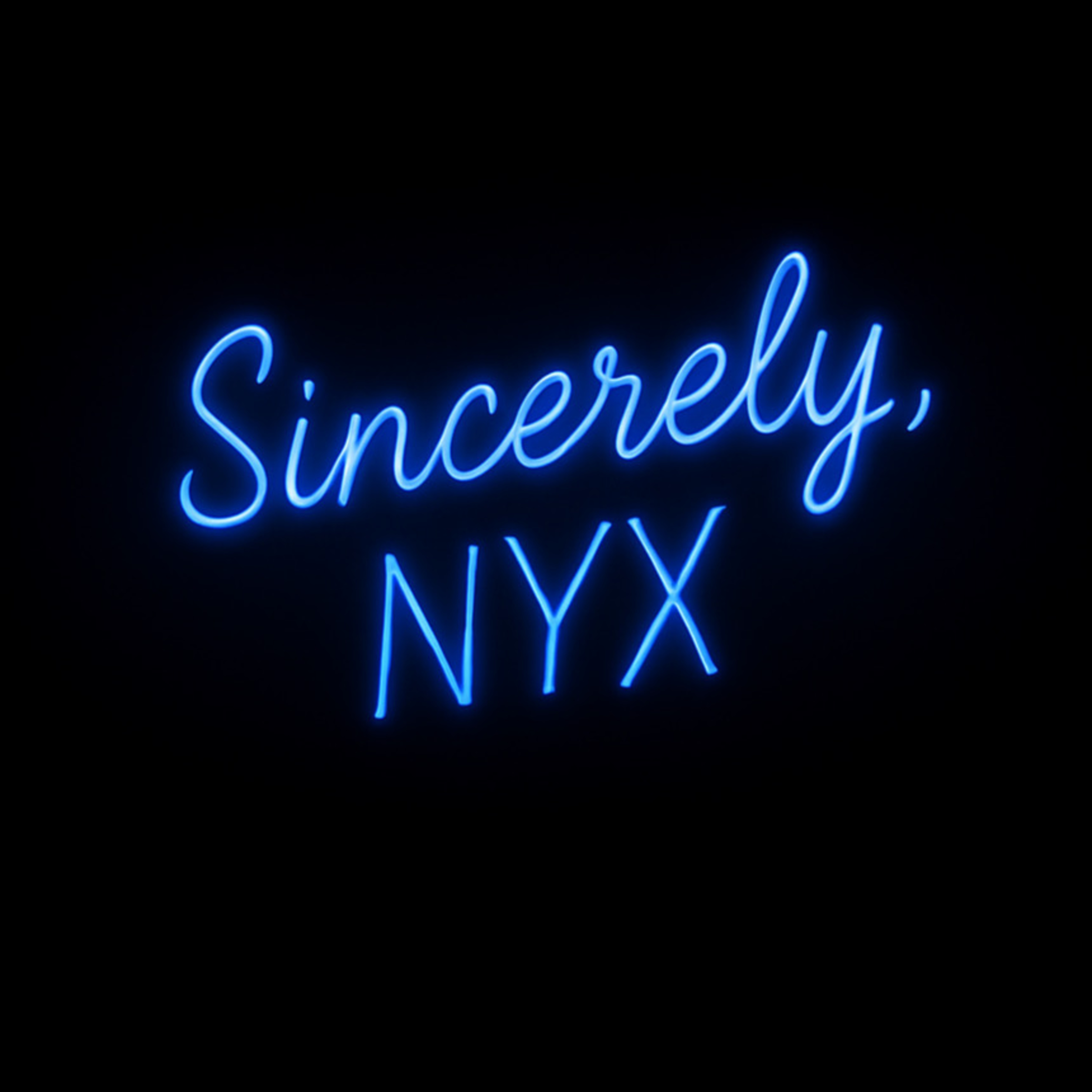 Sincerely, NYX artwork