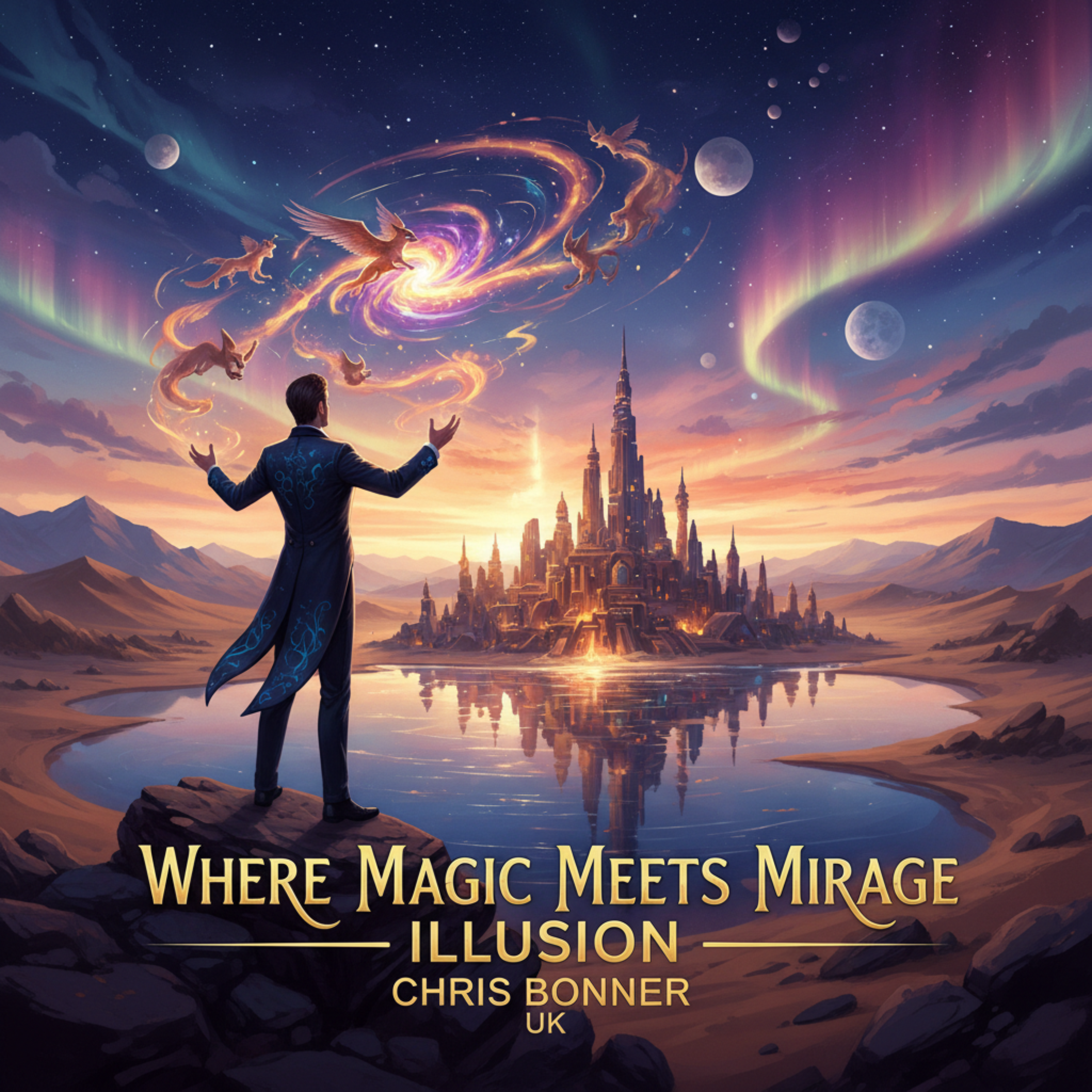 Where Magic Meets Mirage Illusion by Chris Bonner UK cover art