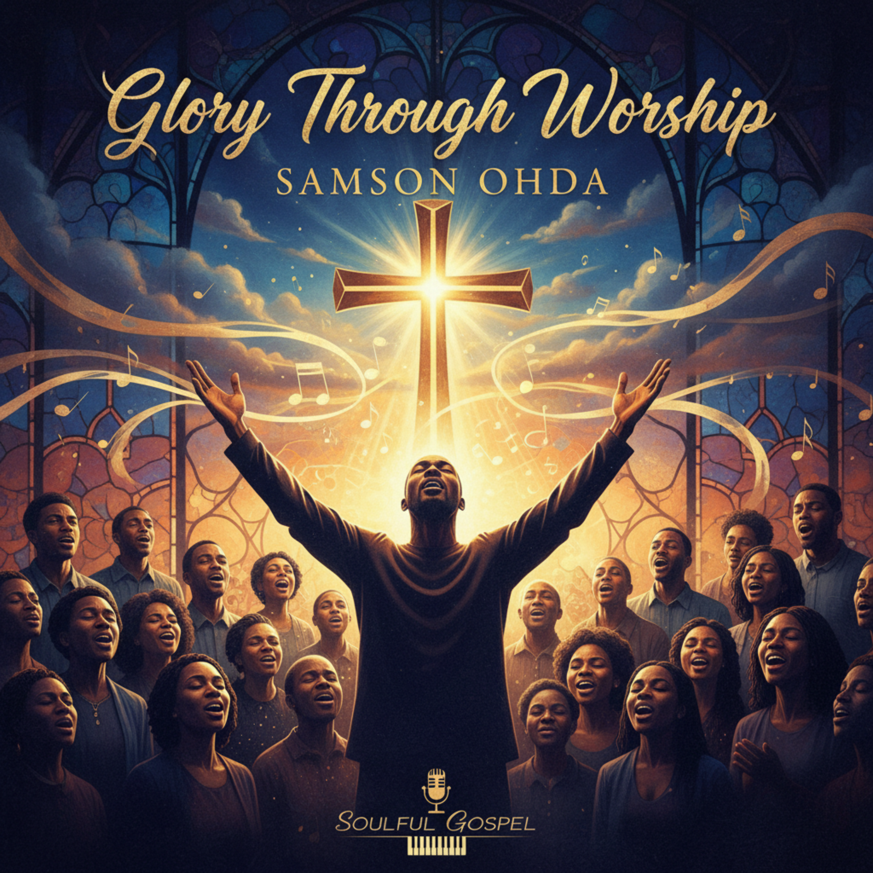 Glory Through Worship by Samson Ohda  cover art