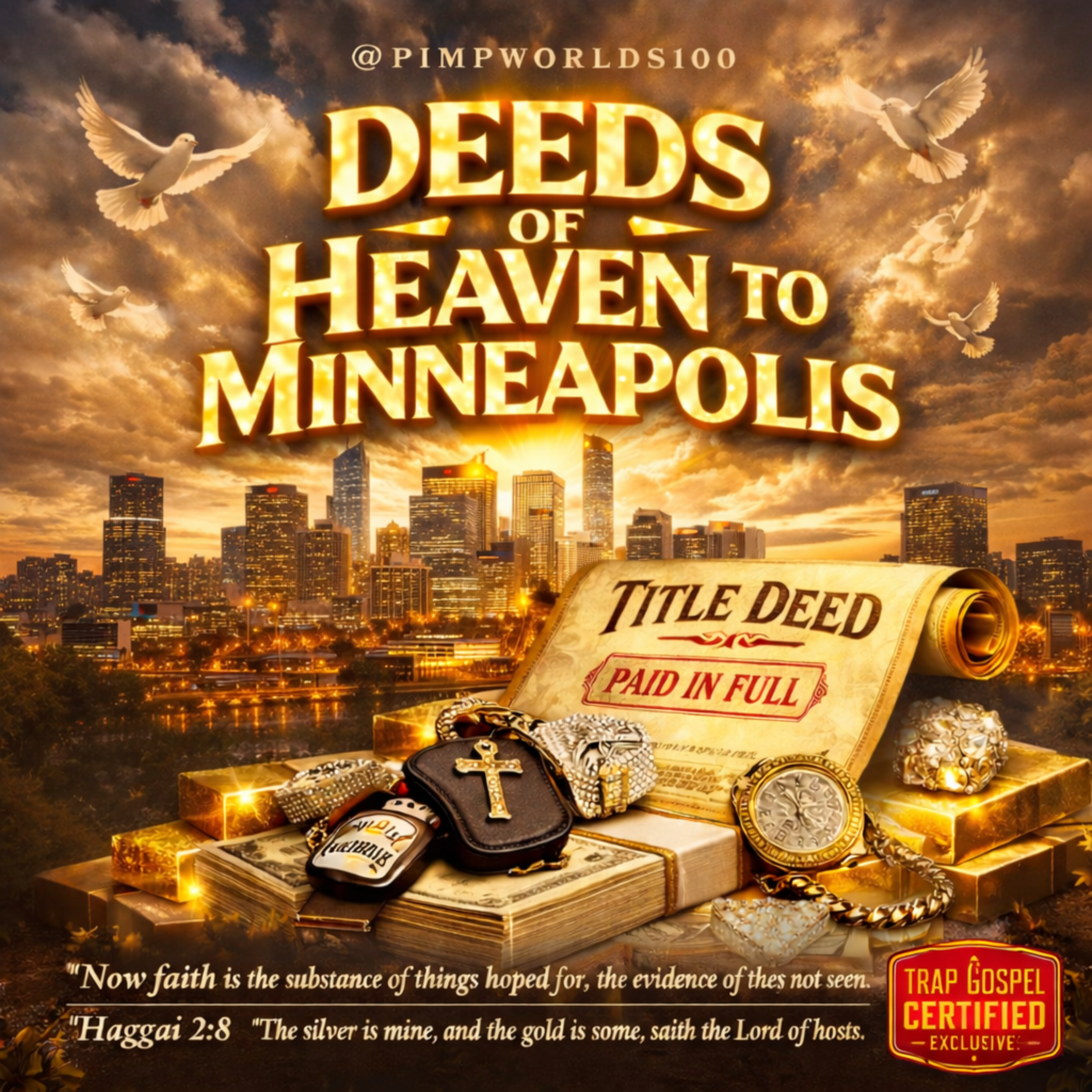 Deeds of Heaven  to Minneapolis artwork