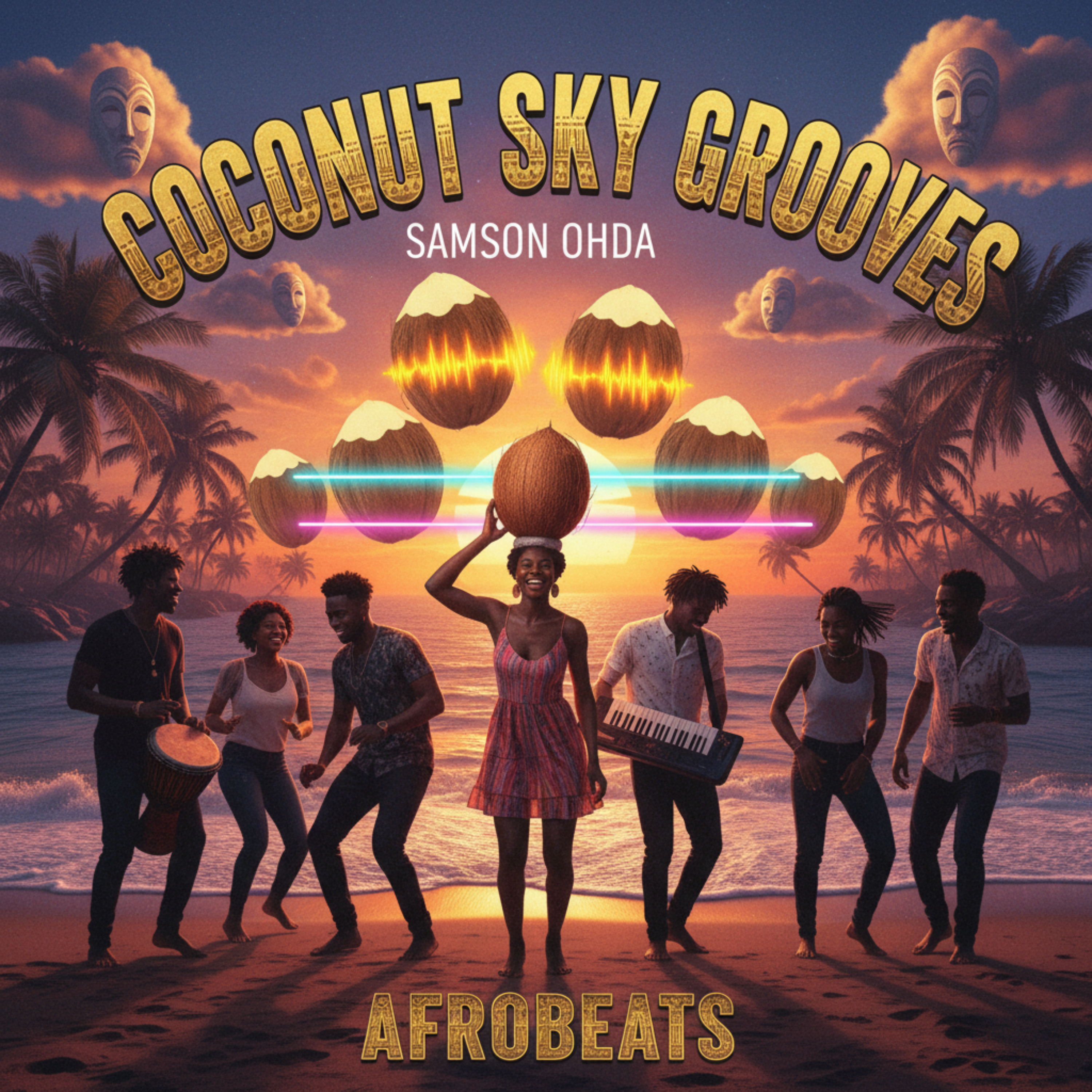 Coconut Sky Grooves by Samson Ohda  cover art