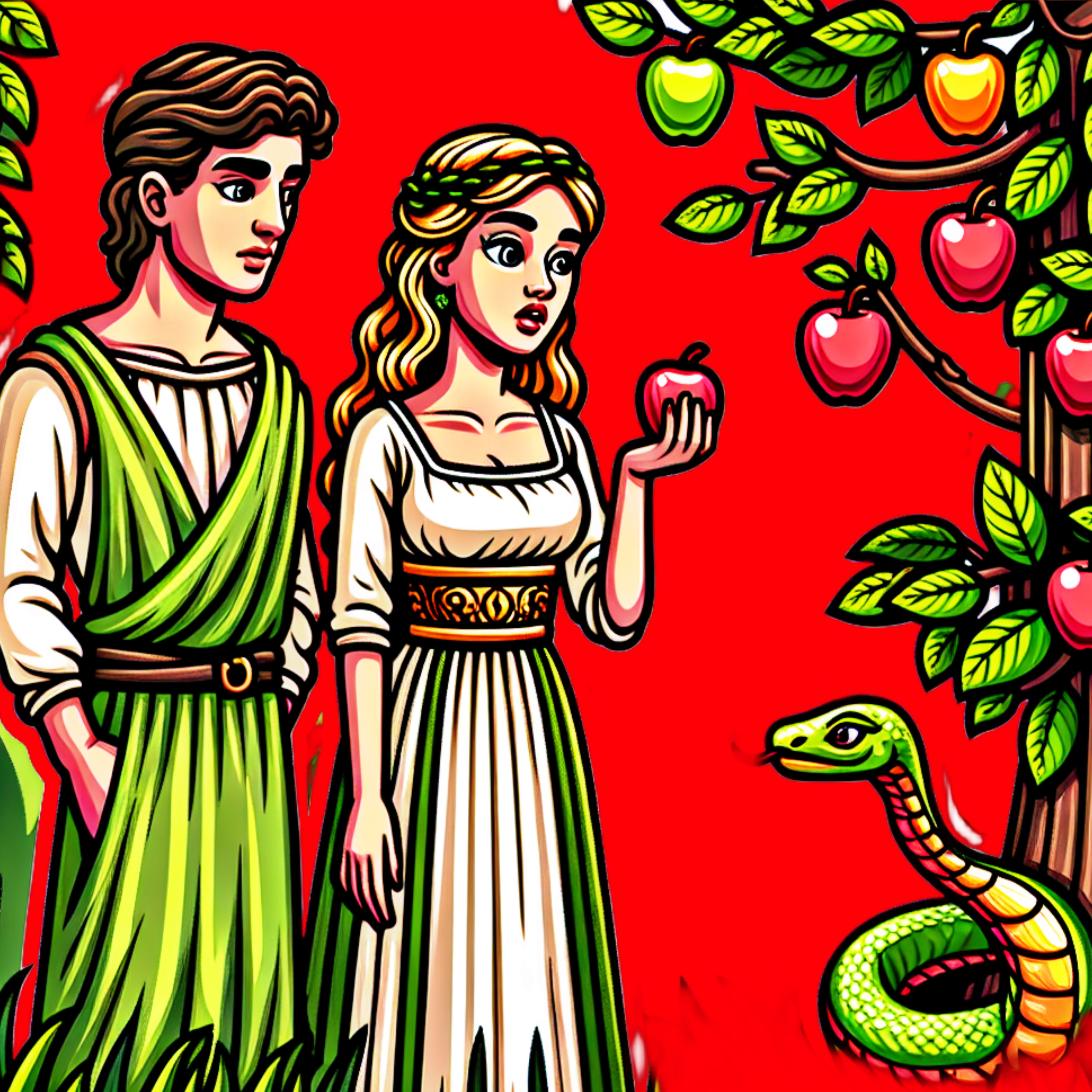 Adam and Eve artwork
