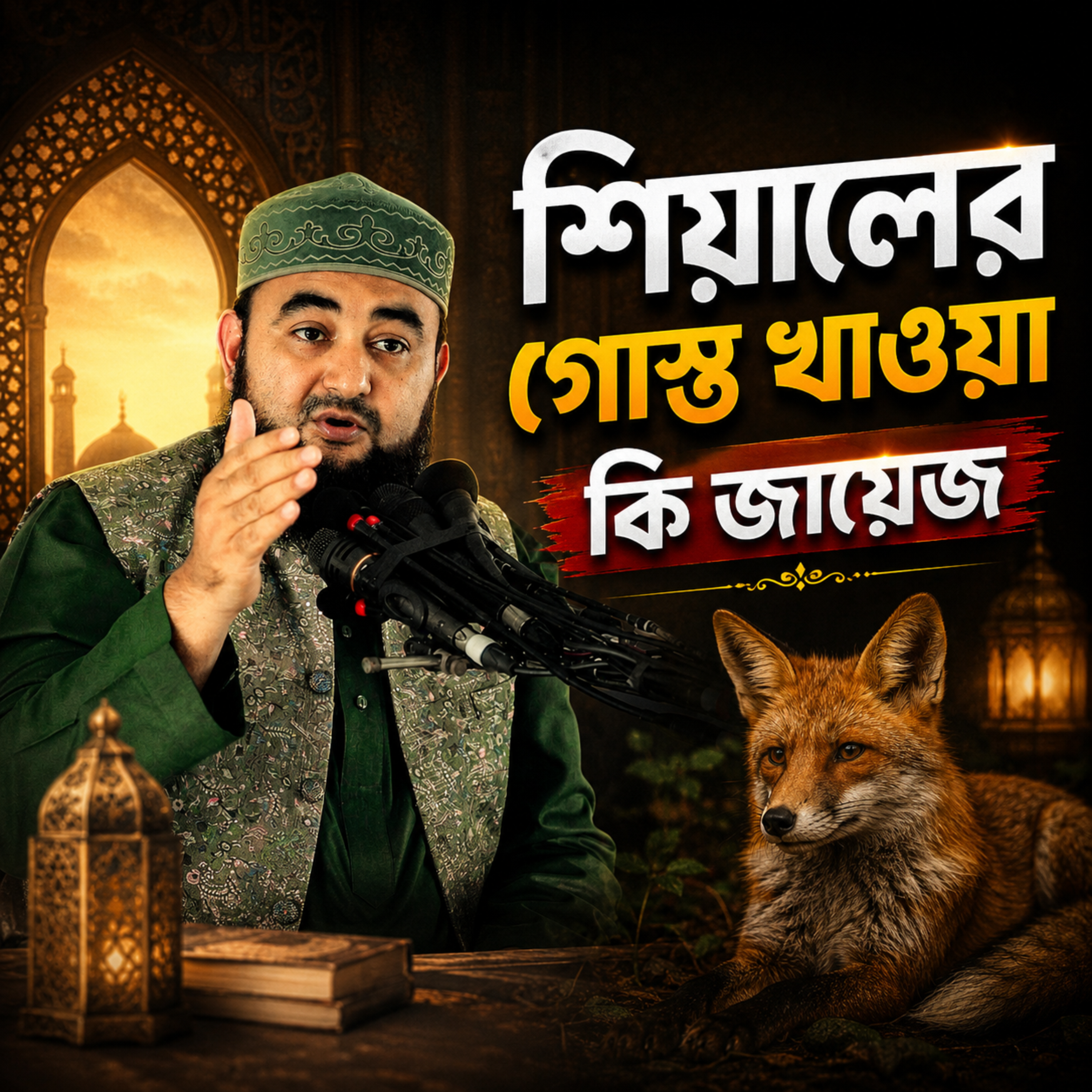 শিয়ালের গোস্ত খাওয়া কি জায়েজ by Hafizur Rahman Siddique cover art