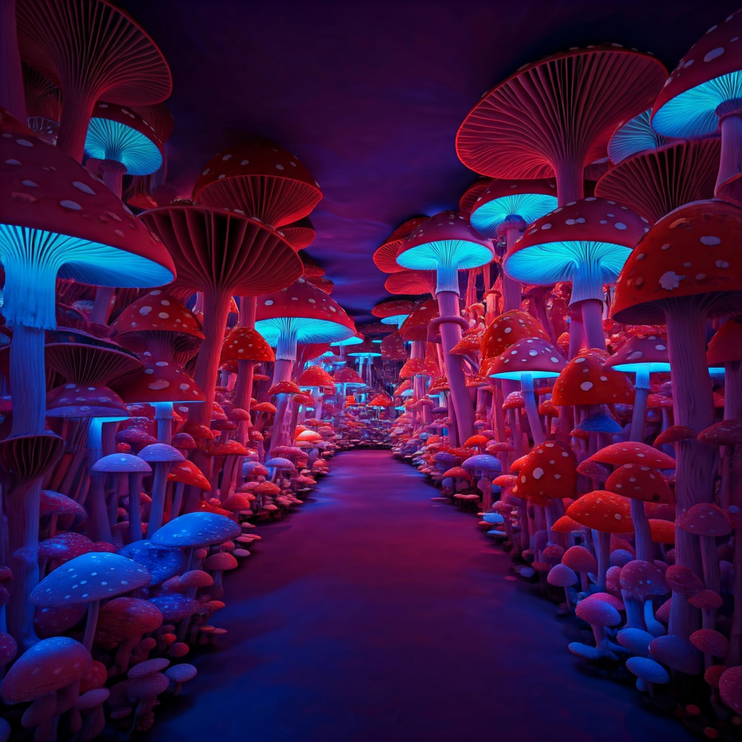 Mushrooms artwork