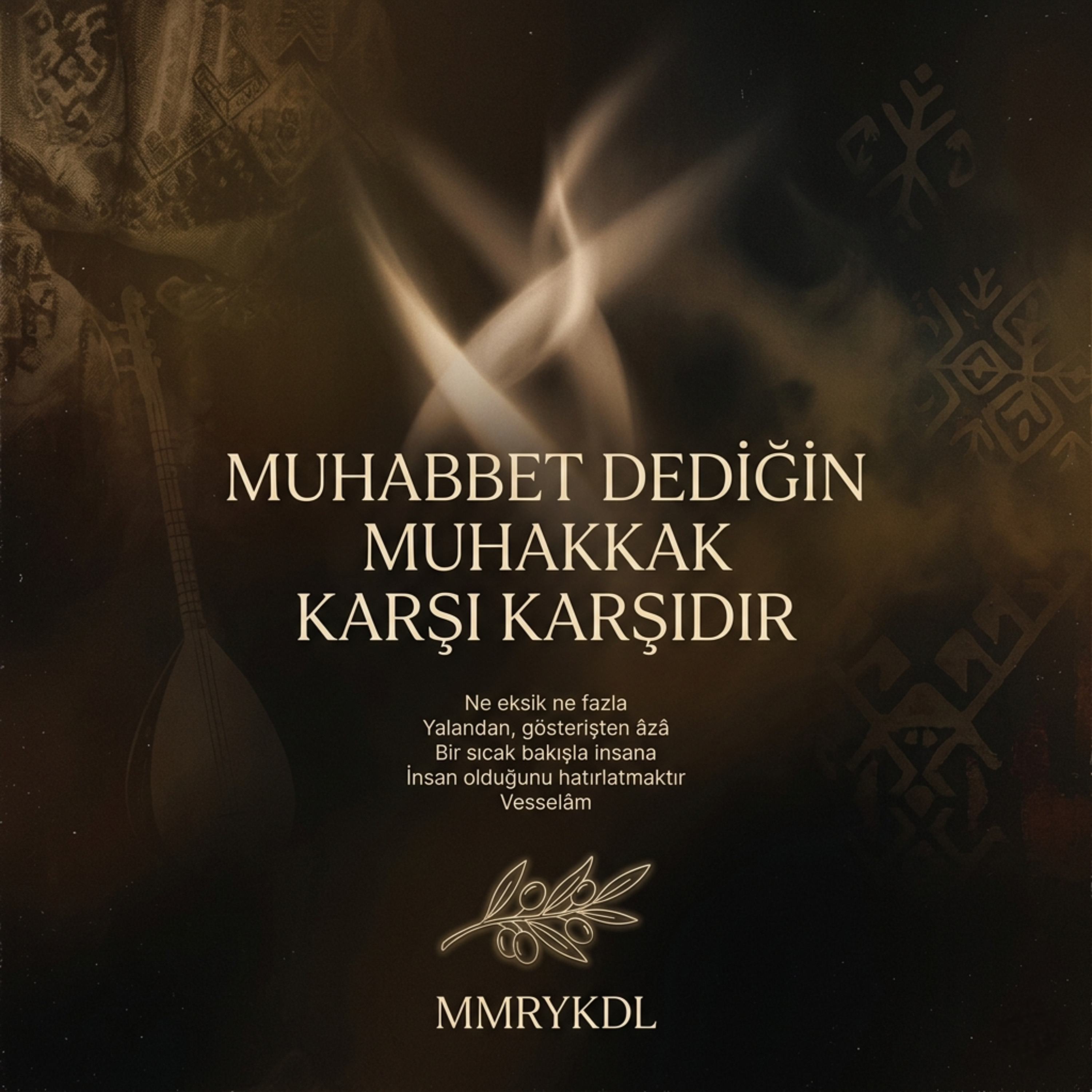 MUHABBET DEDİĞİN MUHAKKAK KARŞI KARŞIDIR by MMRYKDL cover art