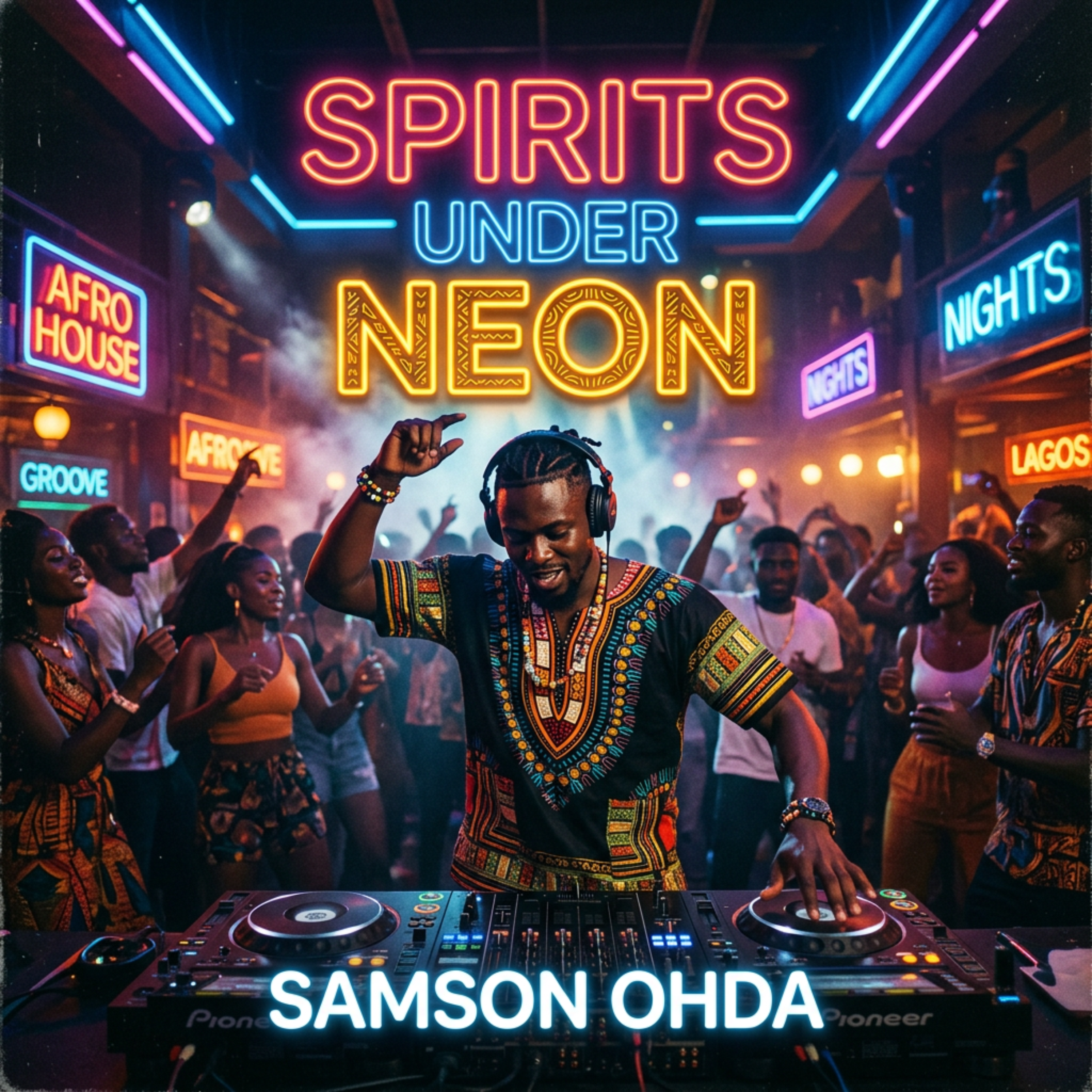 Spirits Under Neon by Samson Ohda  cover art
