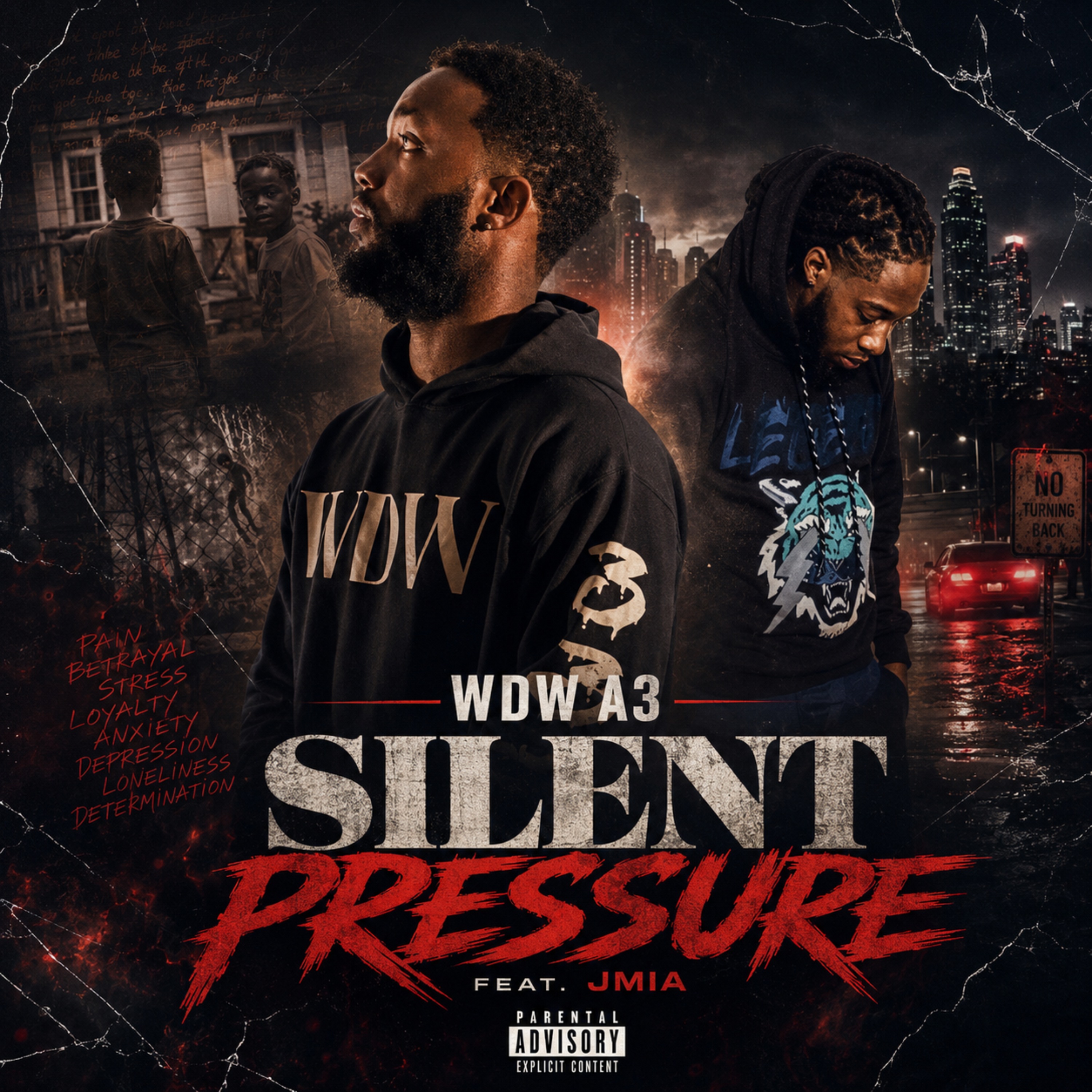 SILENT PRESSURE by WDW A3 cover art