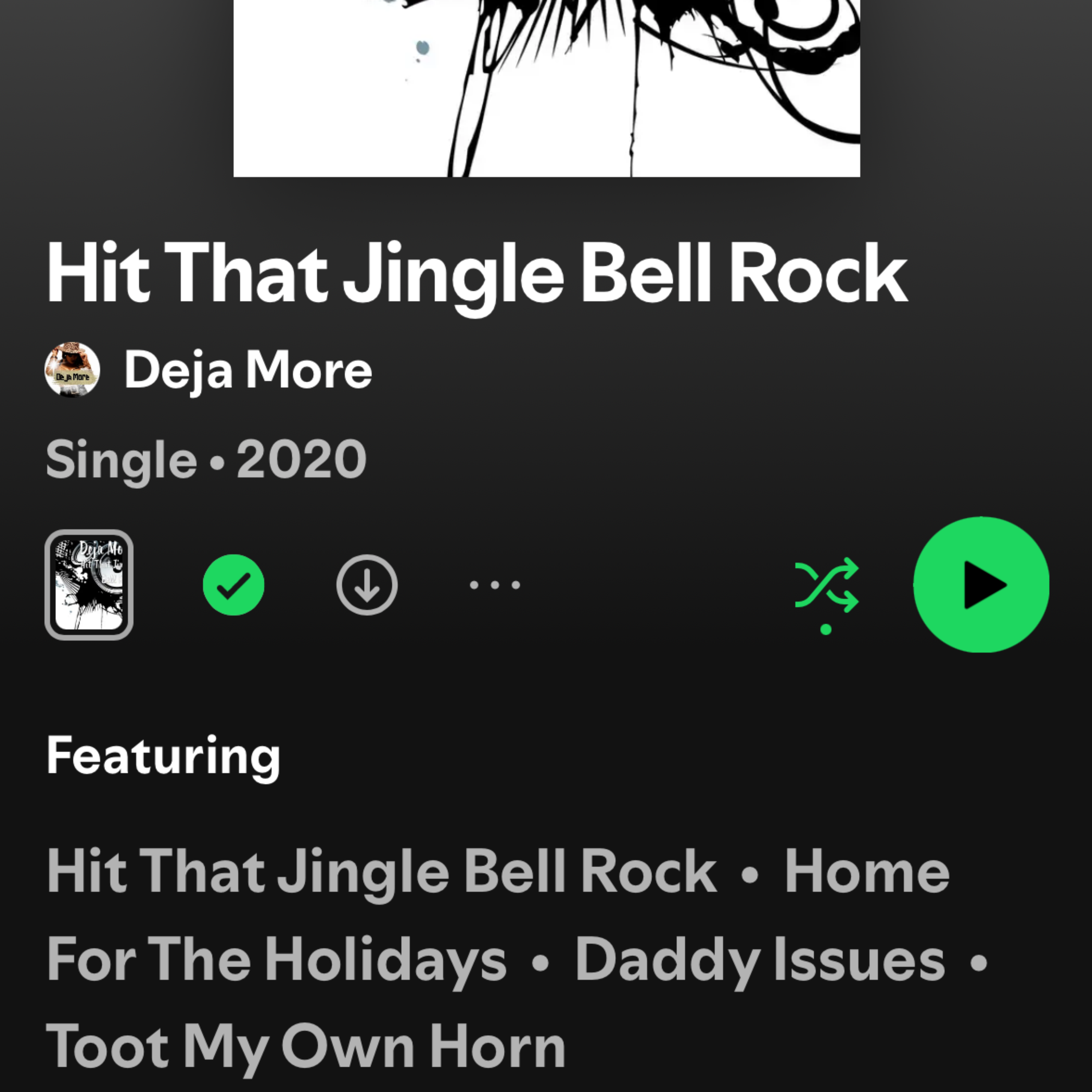 Hit that jingle bell rock artwork